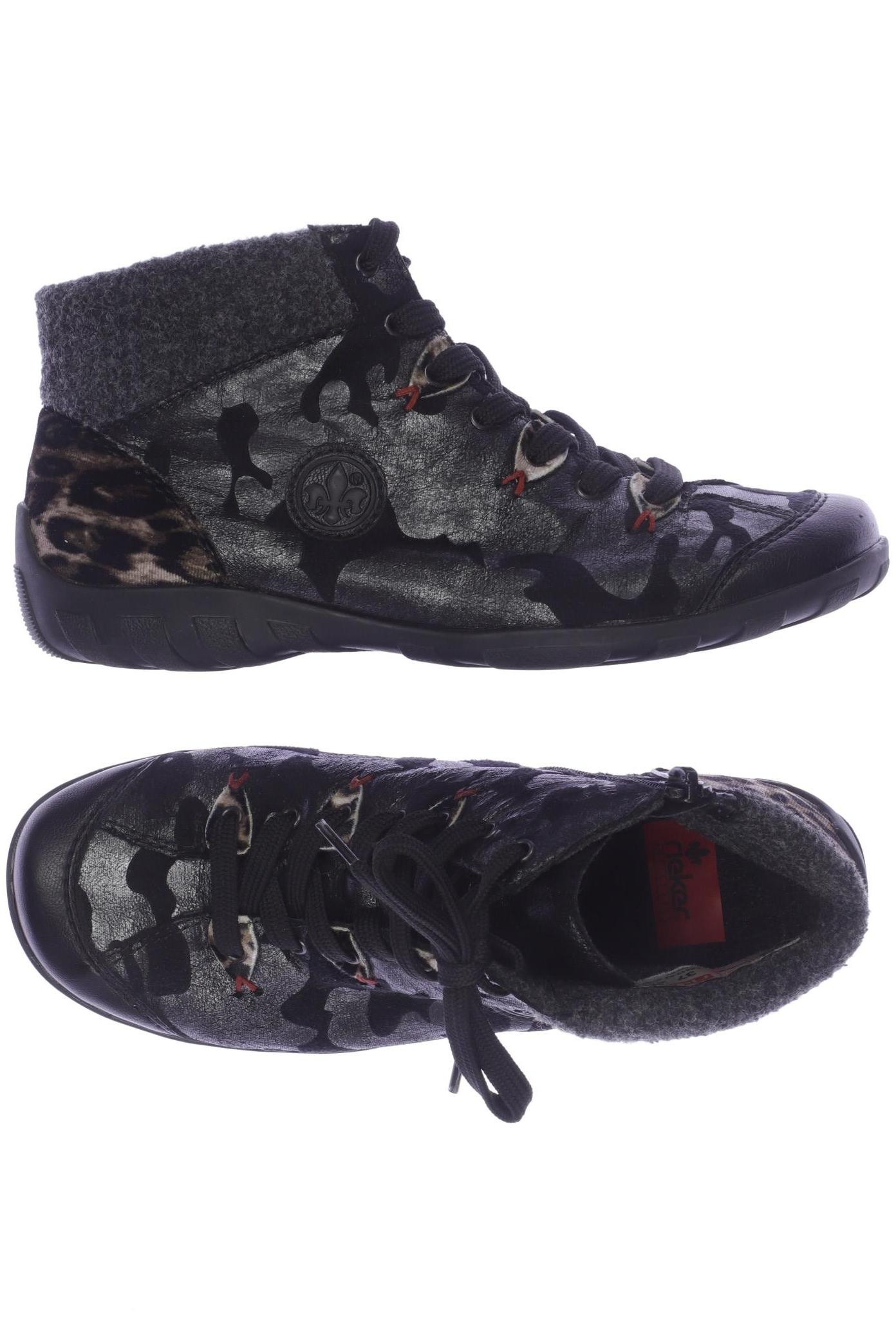 

Rieker Damen Stiefelette, schwarz, Gr. 37