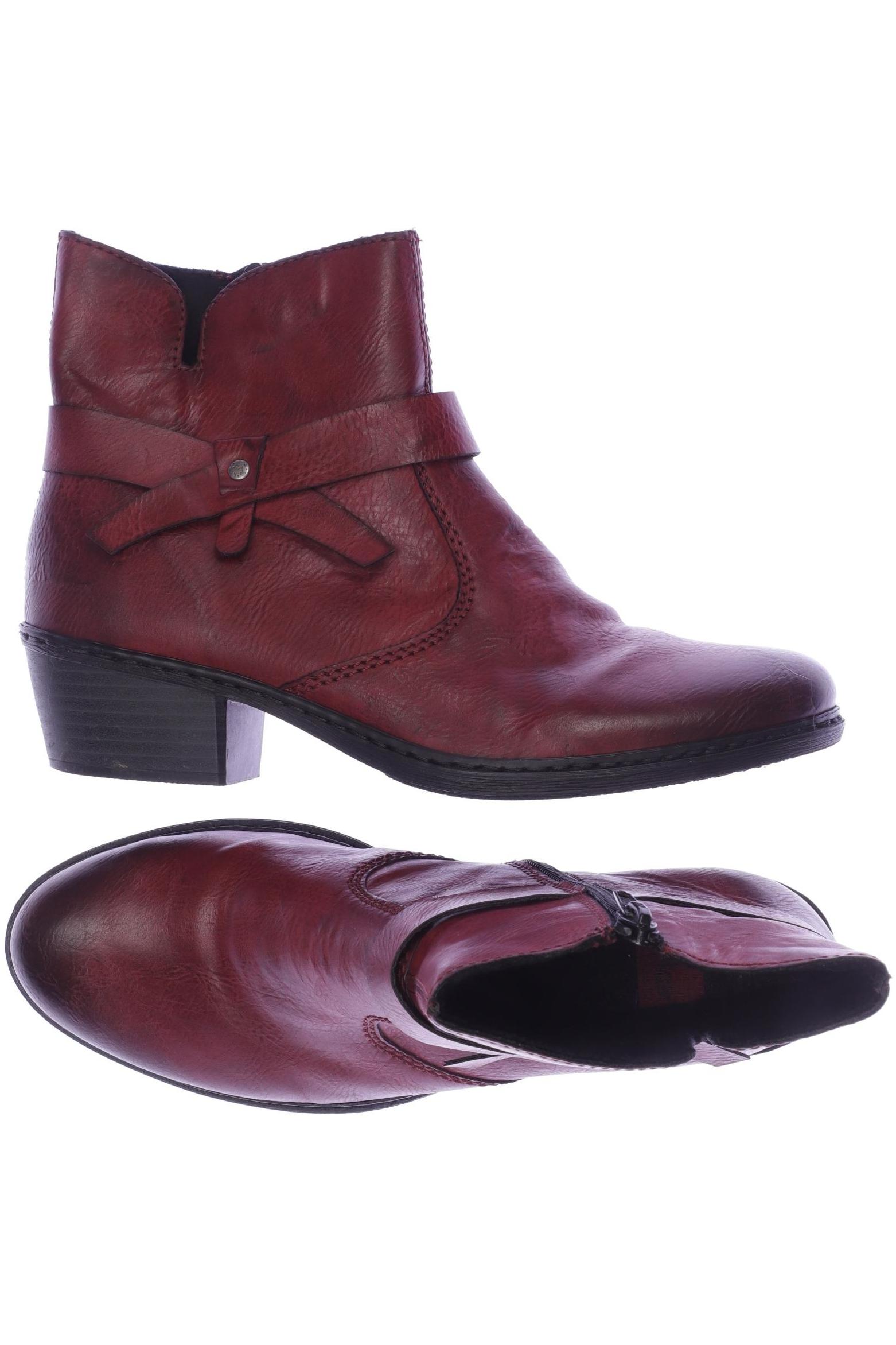 

Rieker Damen Stiefelette, rot, Gr. 38