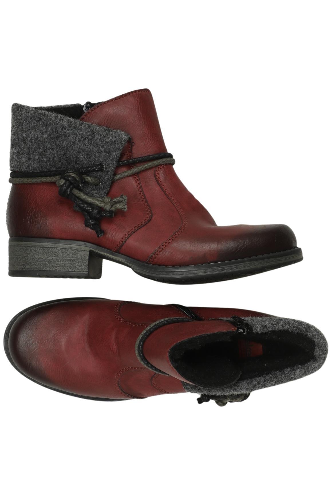

Rieker Damen Stiefelette, rot, Gr. 37