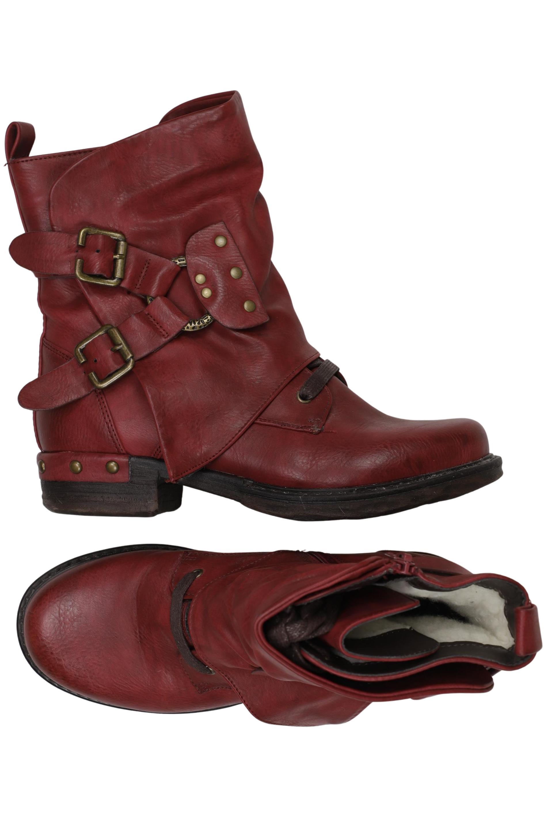 

Rieker Damen Stiefelette, rot, Gr. 36