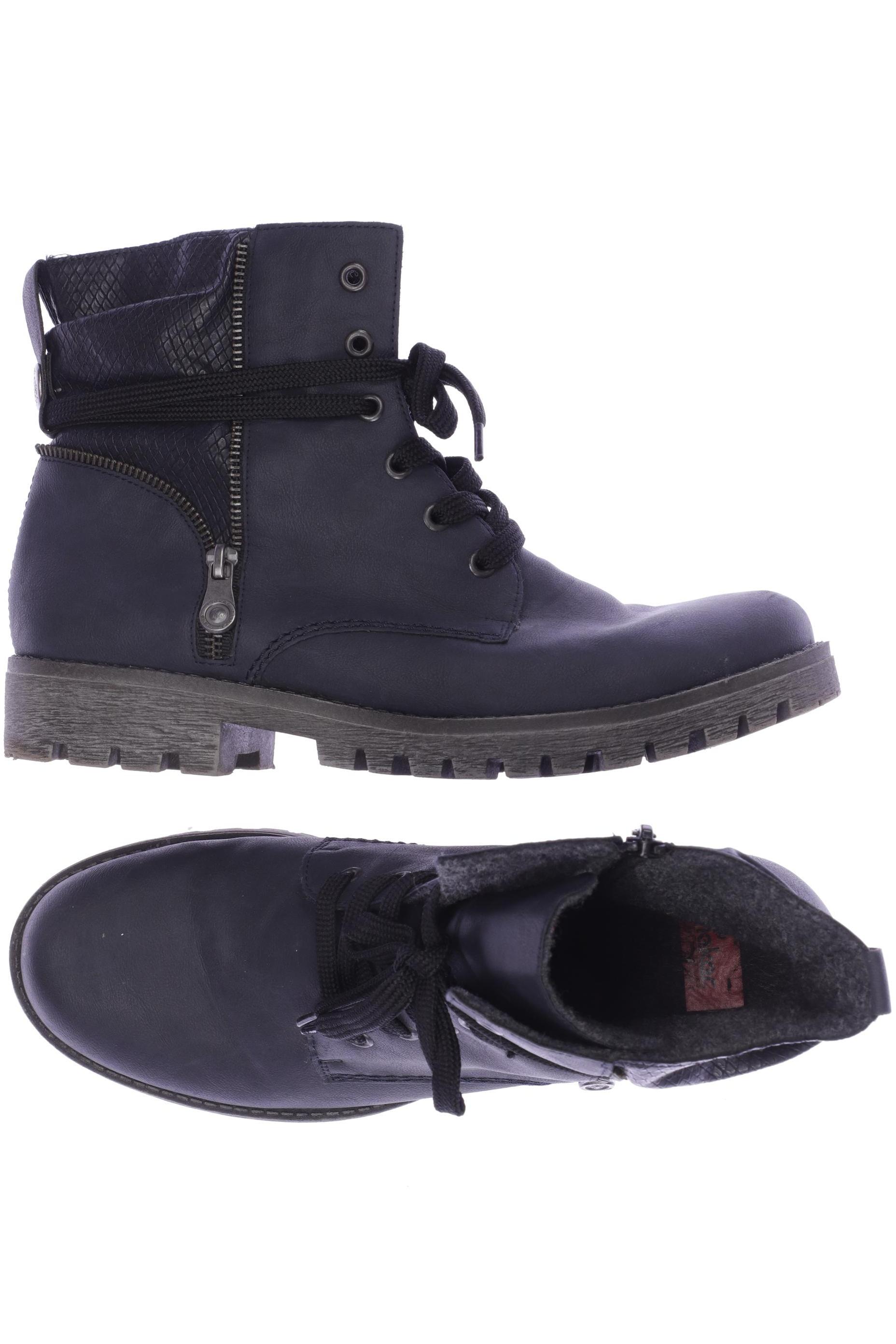 

Rieker Damen Stiefelette, marineblau, Gr. 42