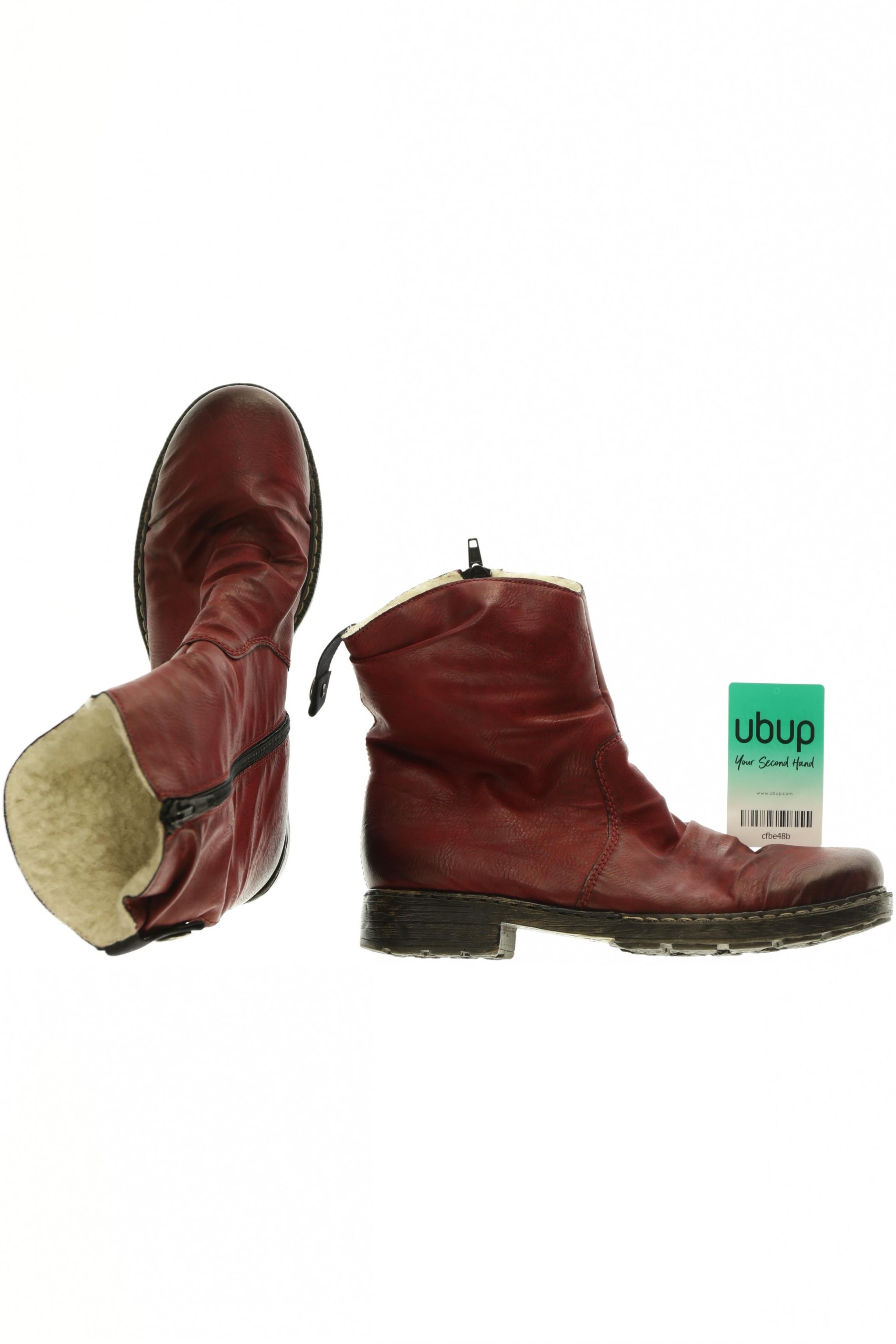 

Rieker Damen Stiefelette, rot, Gr. 38