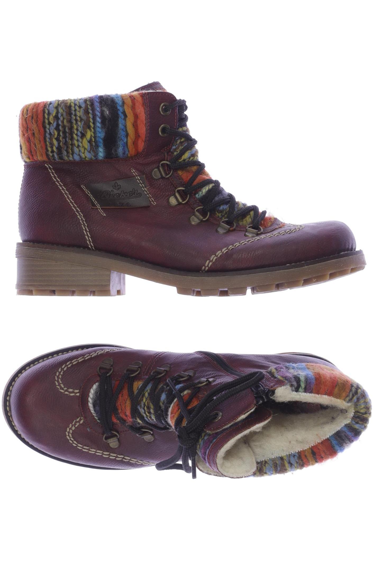 

Rieker Damen Stiefelette, bordeaux