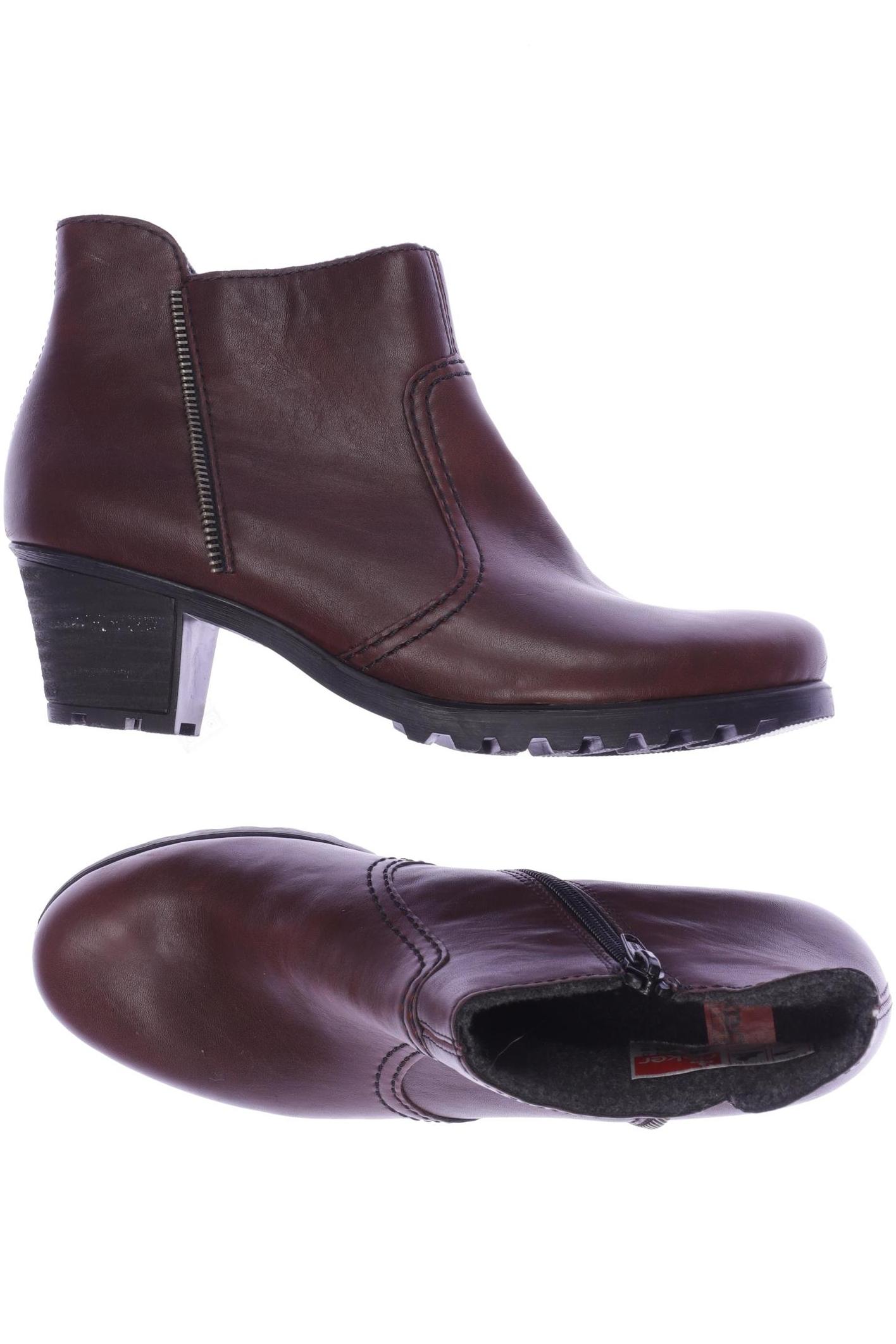 

Rieker Damen Stiefelette, bordeaux, Gr. 38