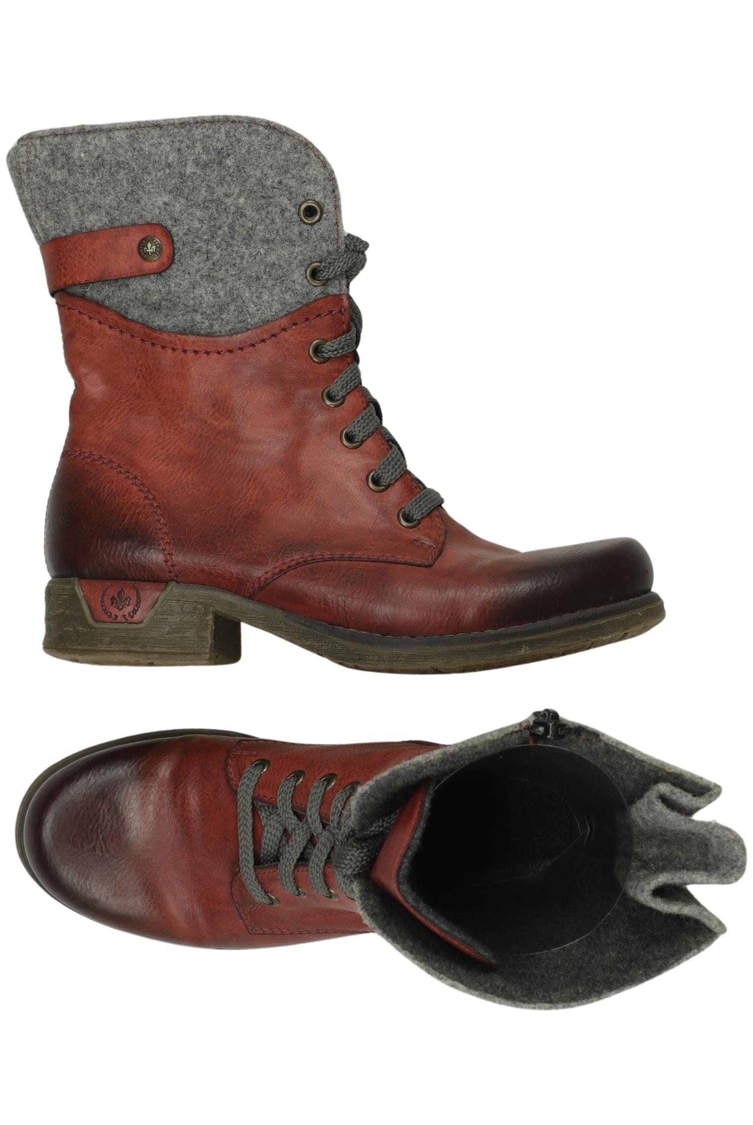 

Rieker Damen Stiefelette, rot, Gr. 37