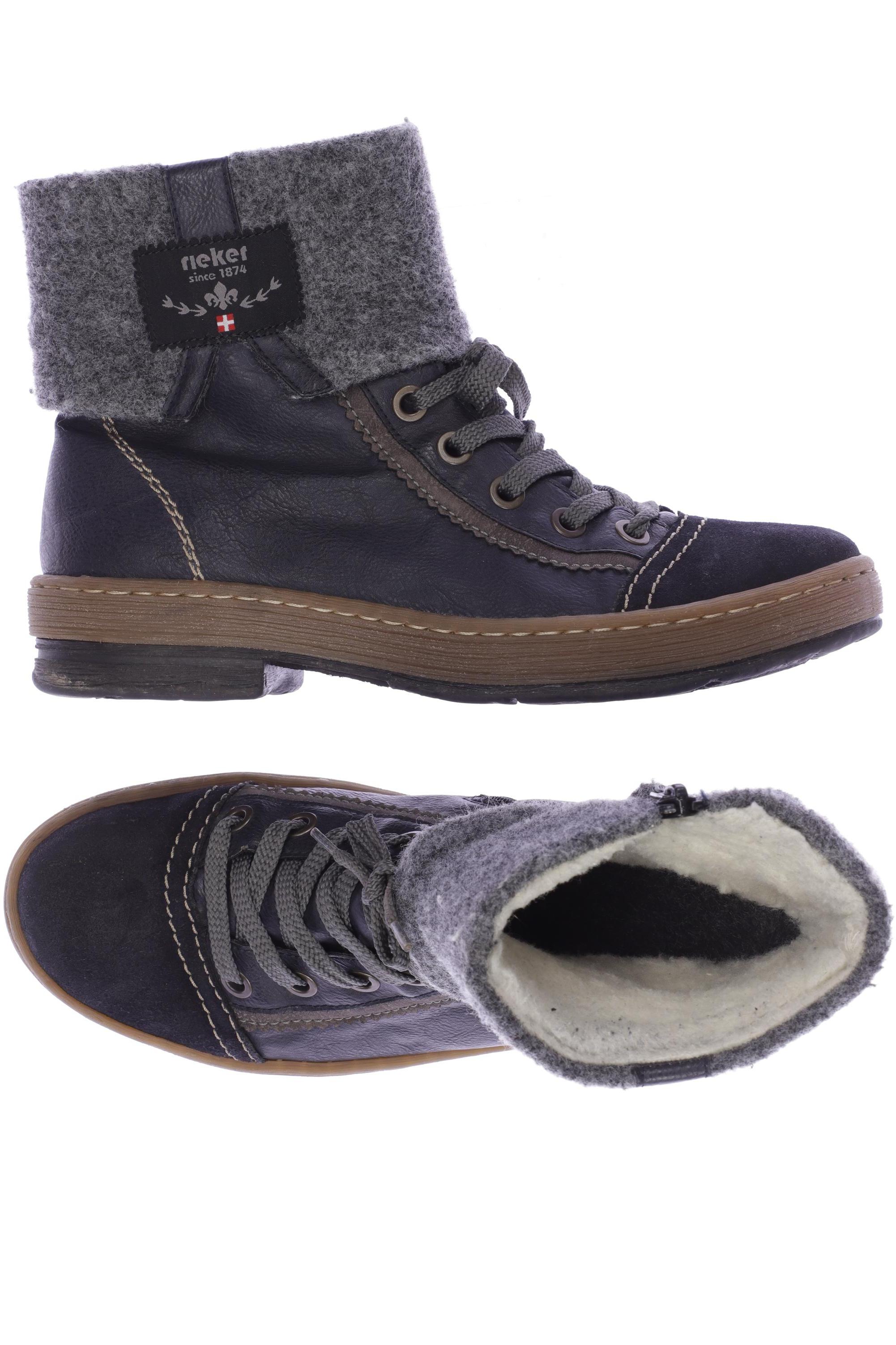 

Rieker Damen Stiefelette, marineblau, Gr. 40