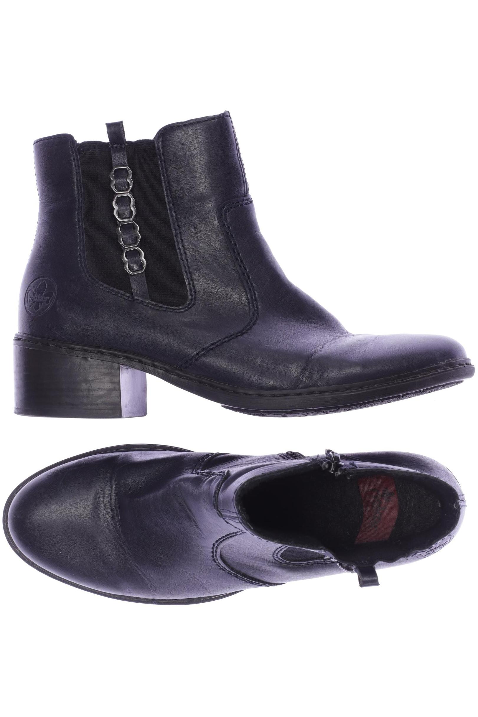 

Rieker Damen Stiefelette, marineblau, Gr. 38