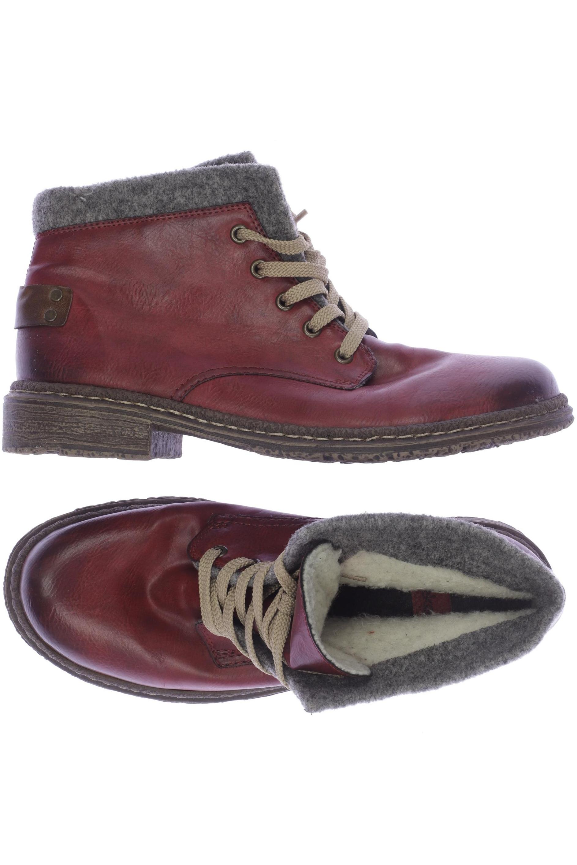 

Rieker Damen Stiefelette, bordeaux, Gr. 41