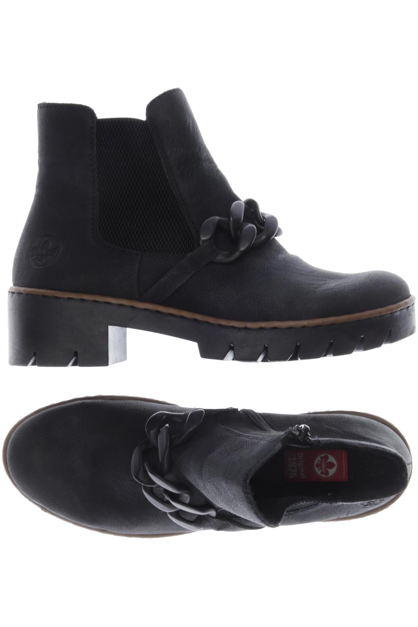 

Rieker Damen Stiefelette, schwarz, Gr. 38
