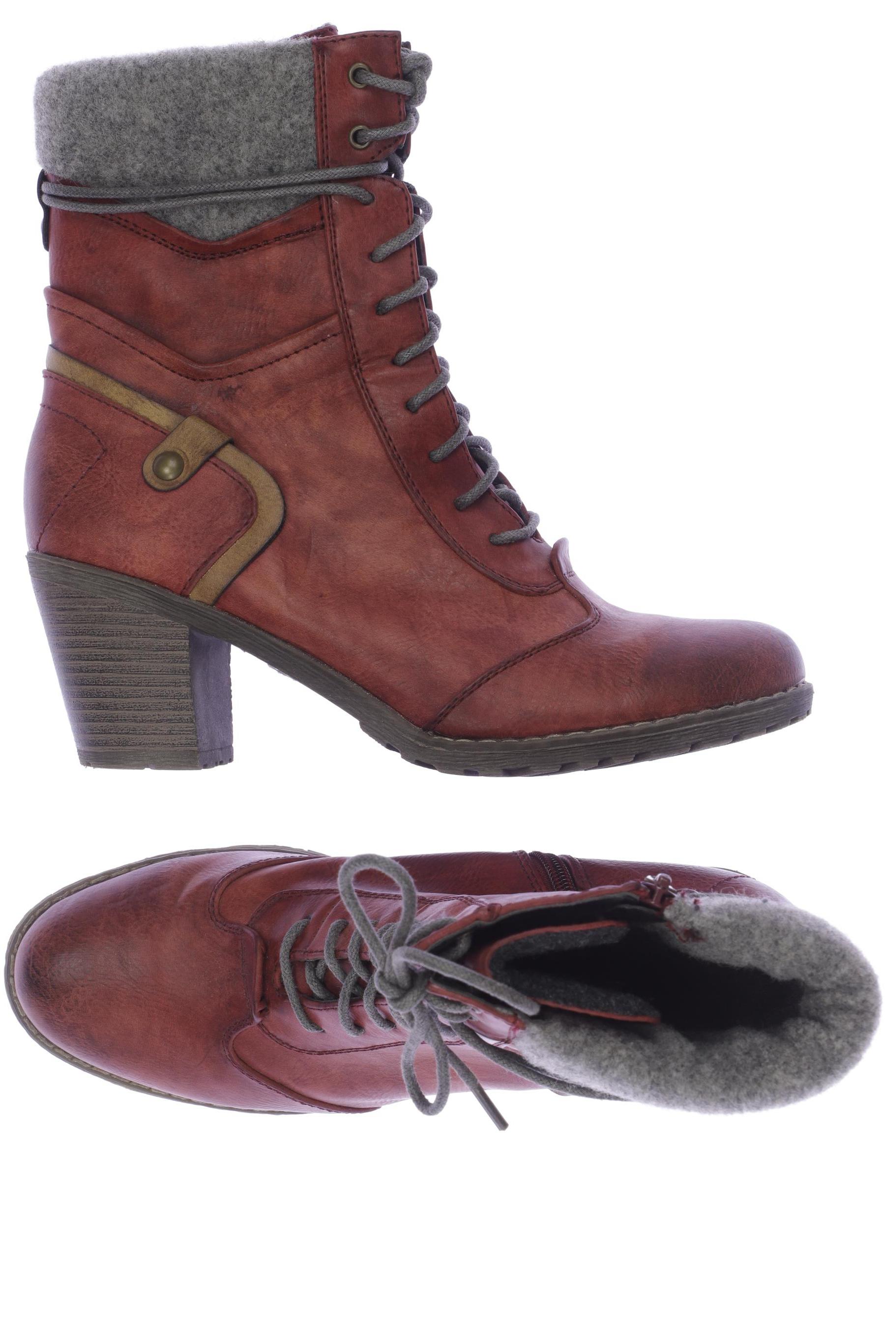 

Rieker Damen Stiefelette, rot, Gr. 40