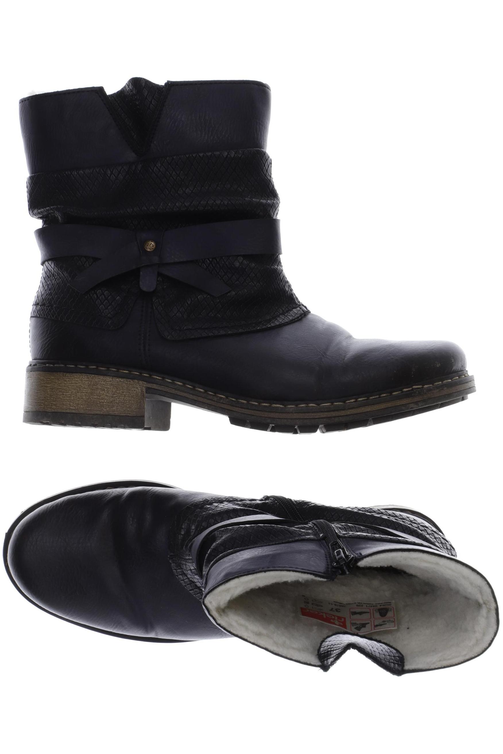 

Rieker Damen Stiefelette, blau, Gr. 37