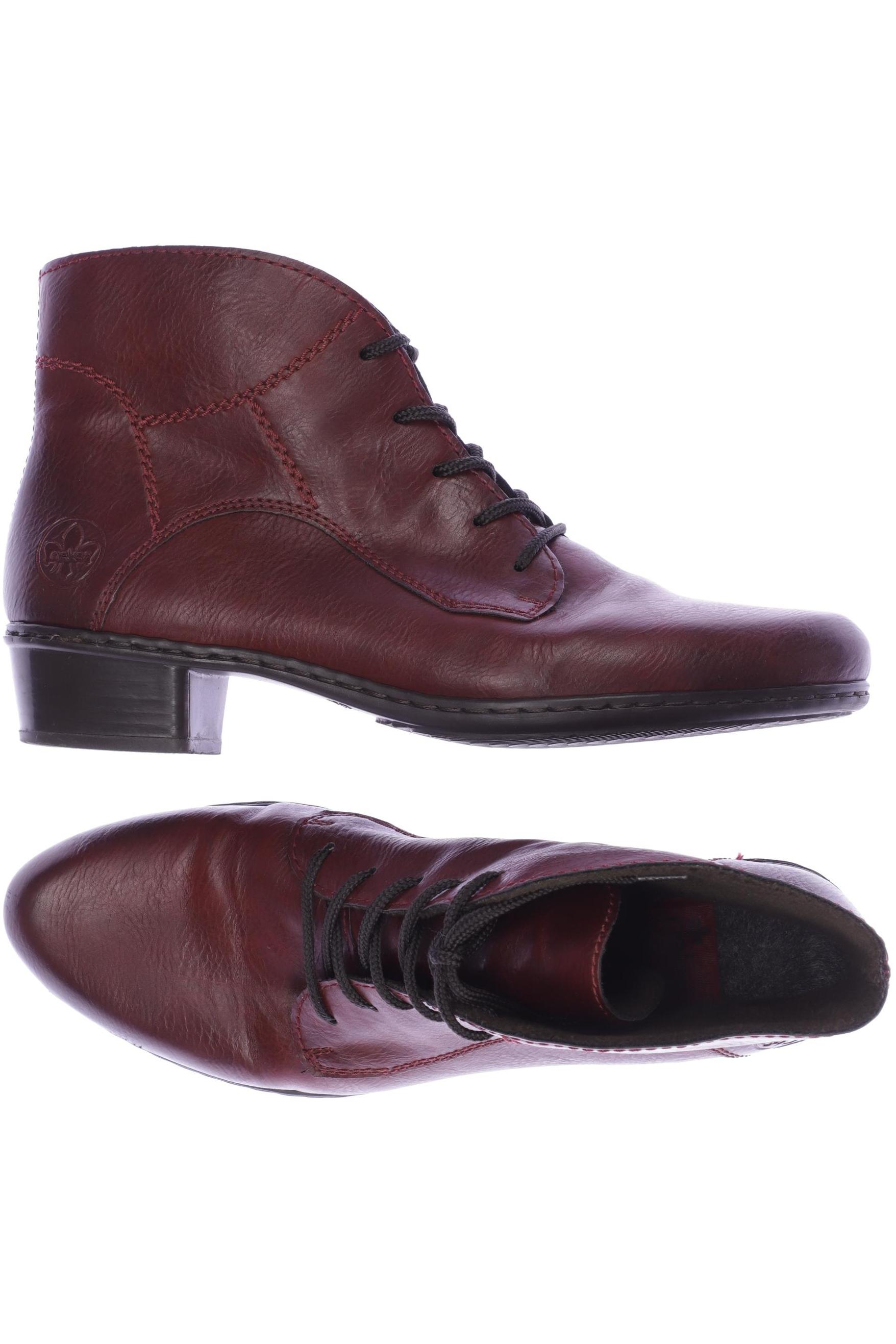 

Rieker Damen Stiefelette, bordeaux, Gr. 38