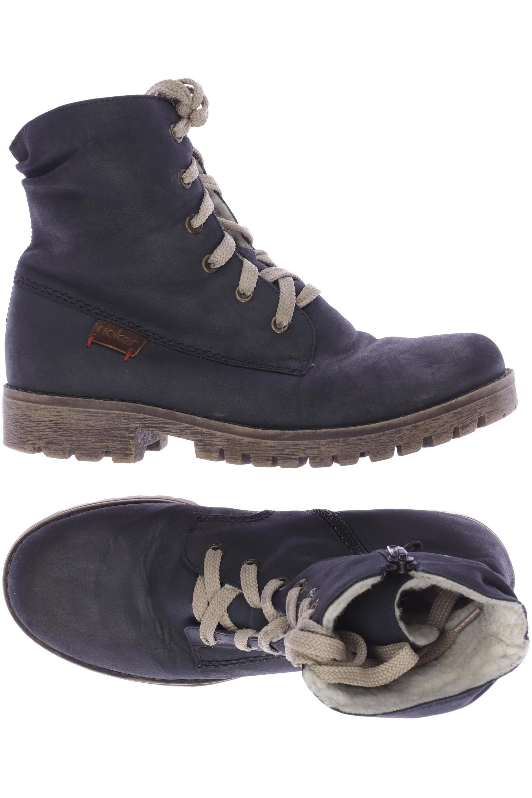 

Rieker Damen Stiefelette, marineblau, Gr. 37