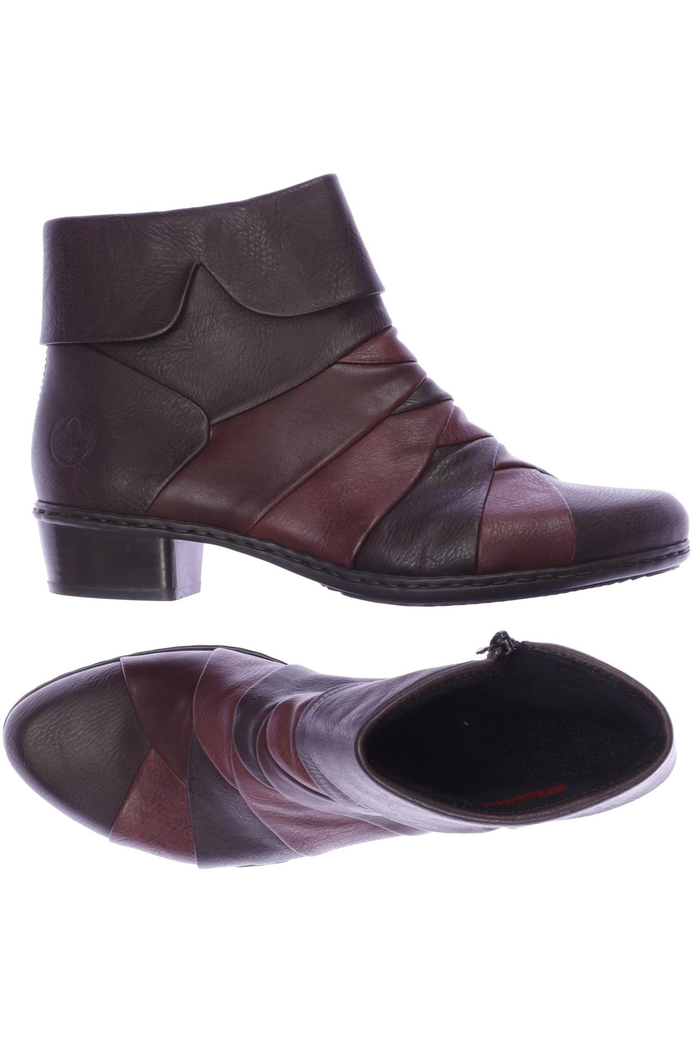 

Rieker Damen Stiefelette, bordeaux, Gr. 39