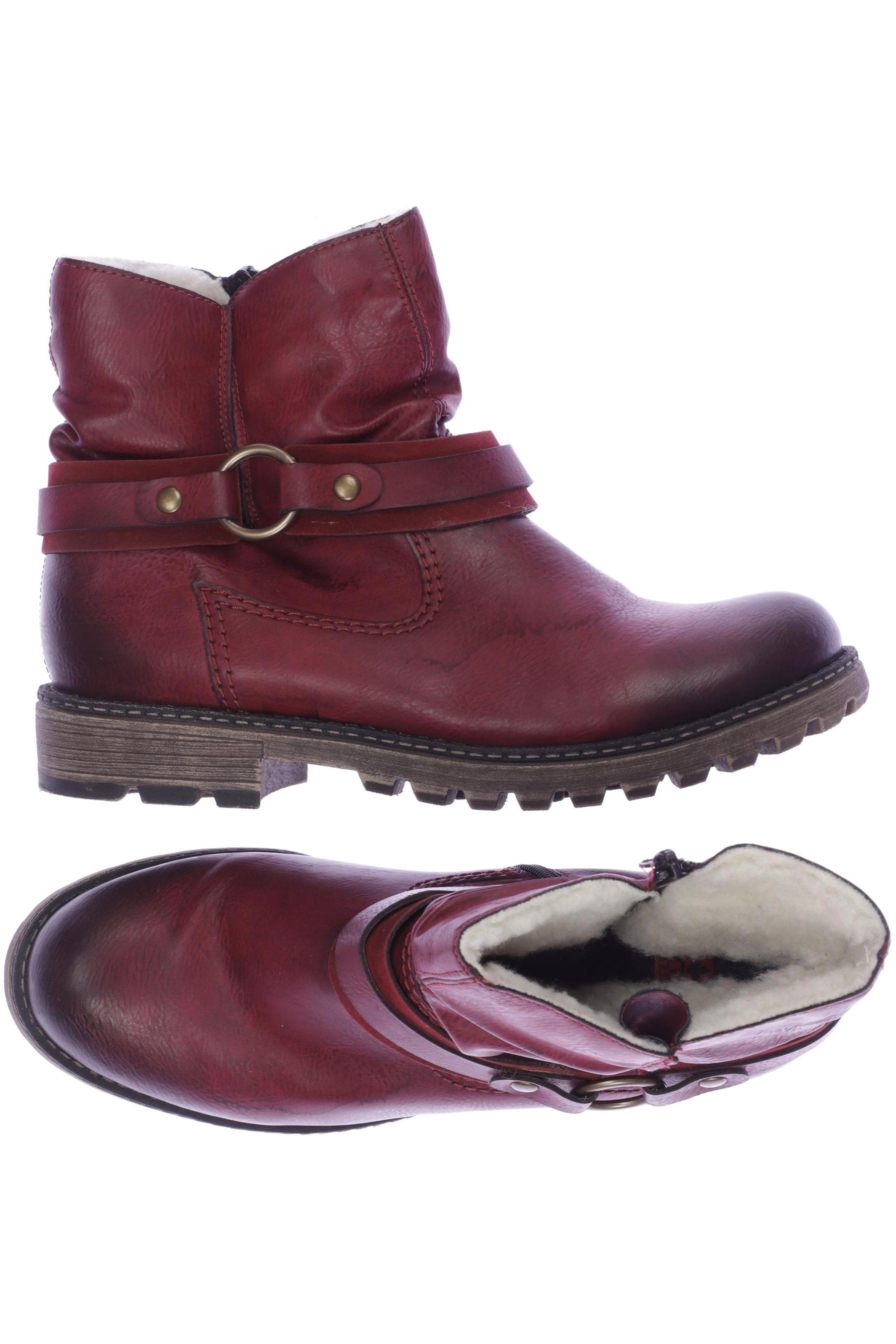 

Rieker Damen Stiefelette, bordeaux, Gr. 41