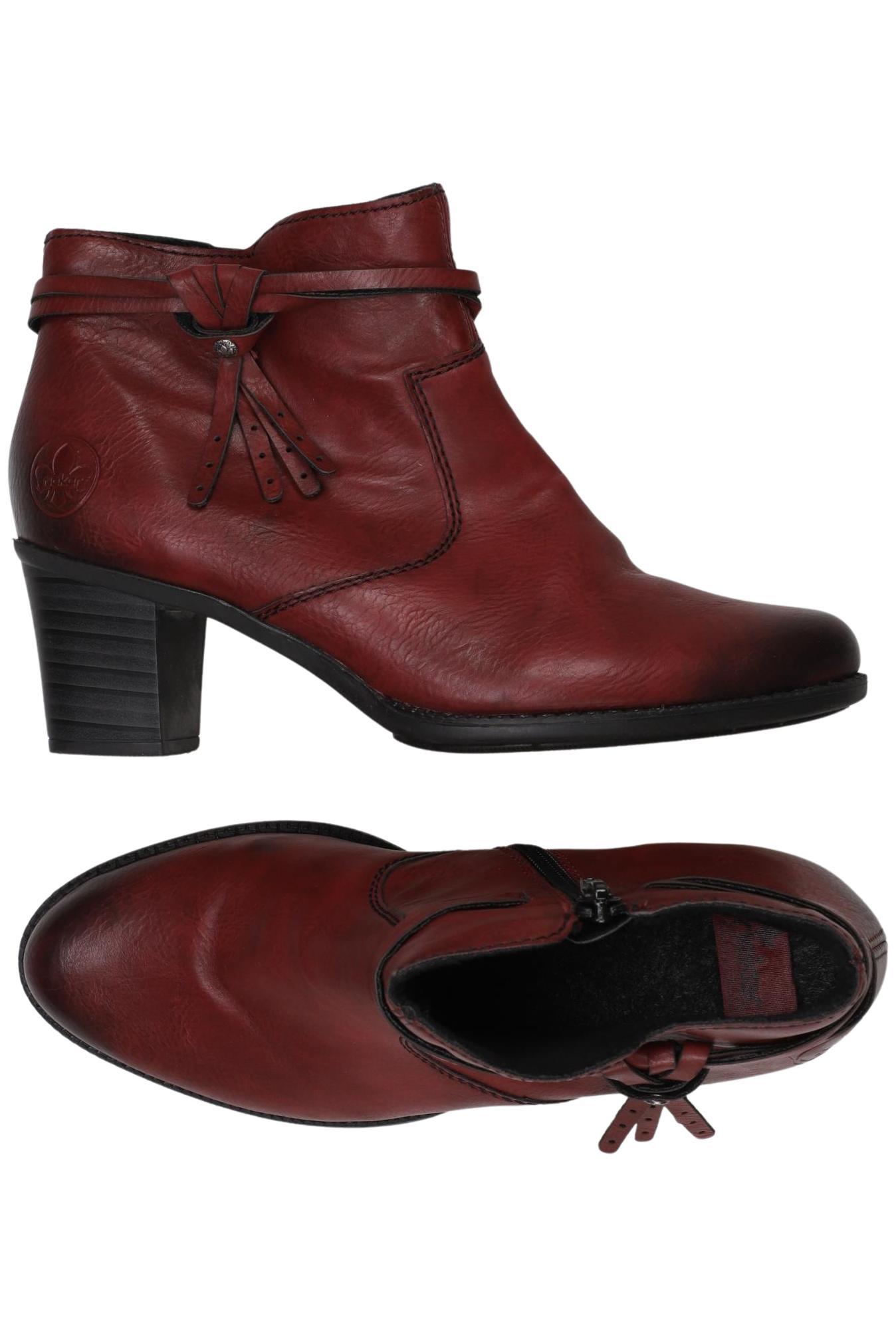 

Rieker Damen Stiefelette, rot, Gr. 36