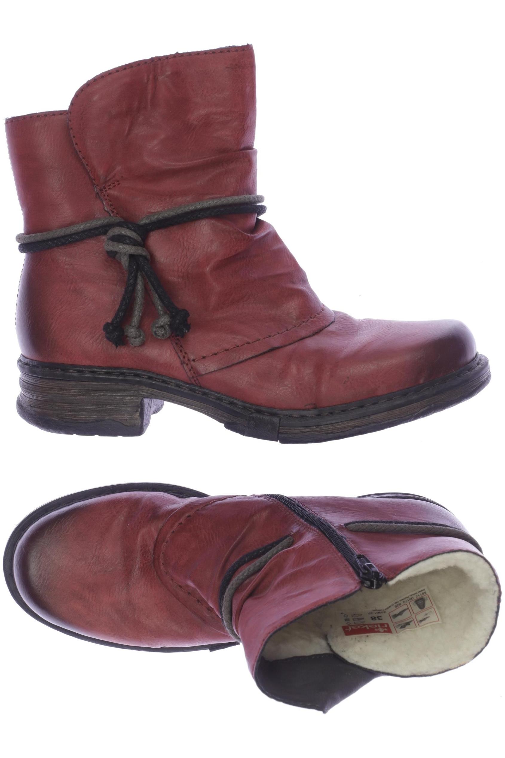 

Rieker Damen Stiefelette, bordeaux, Gr. 38