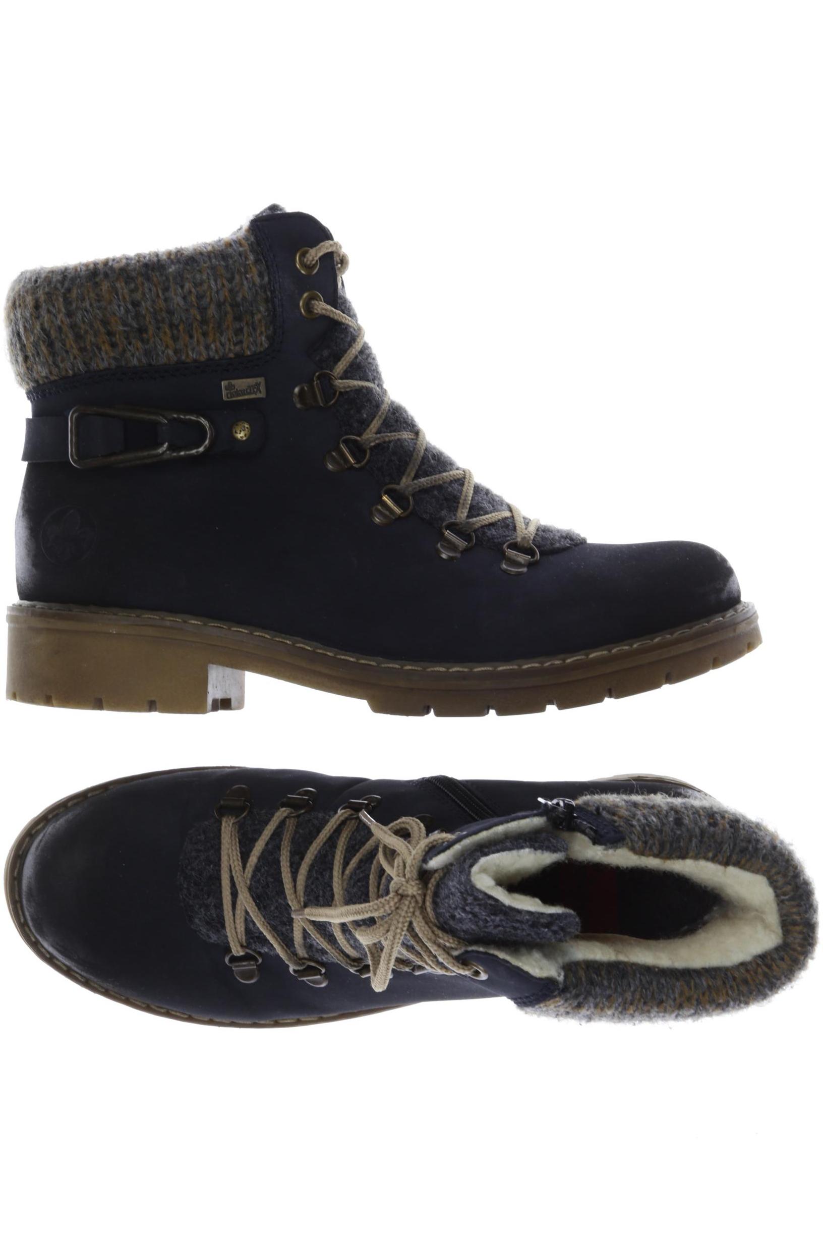 

Rieker Damen Stiefelette, marineblau, Gr. 38