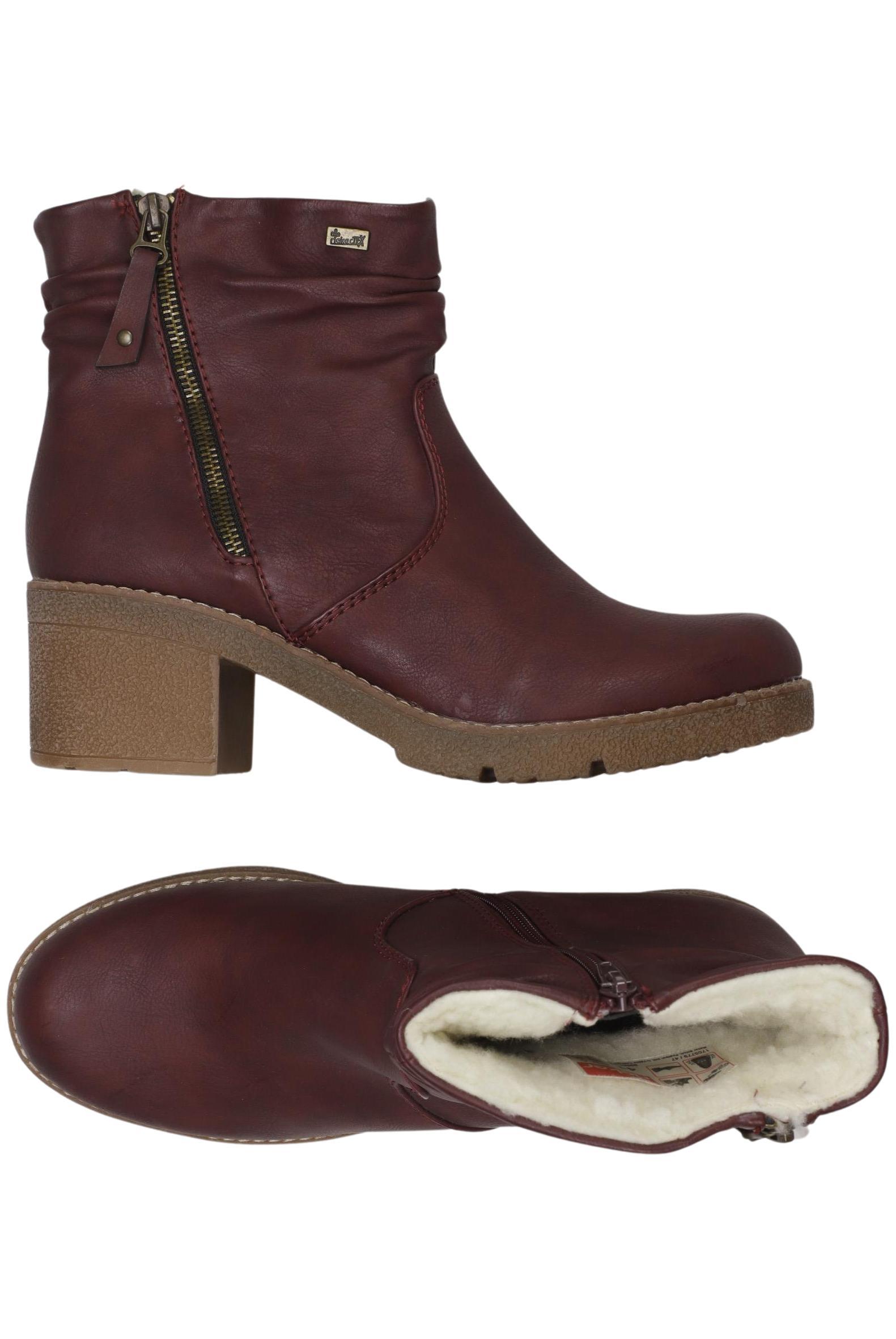

Rieker Damen Stiefelette, bordeaux, Gr. 41