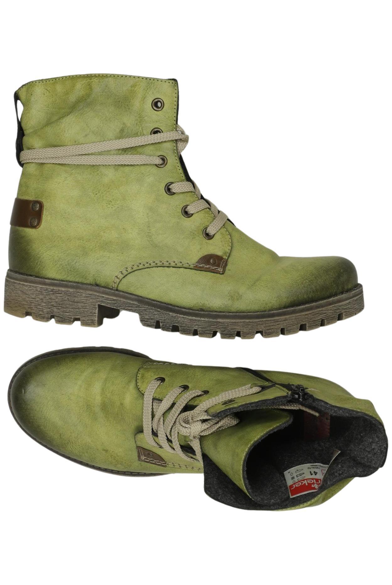 

Rieker Damen Stiefelette, grün, Gr. 41