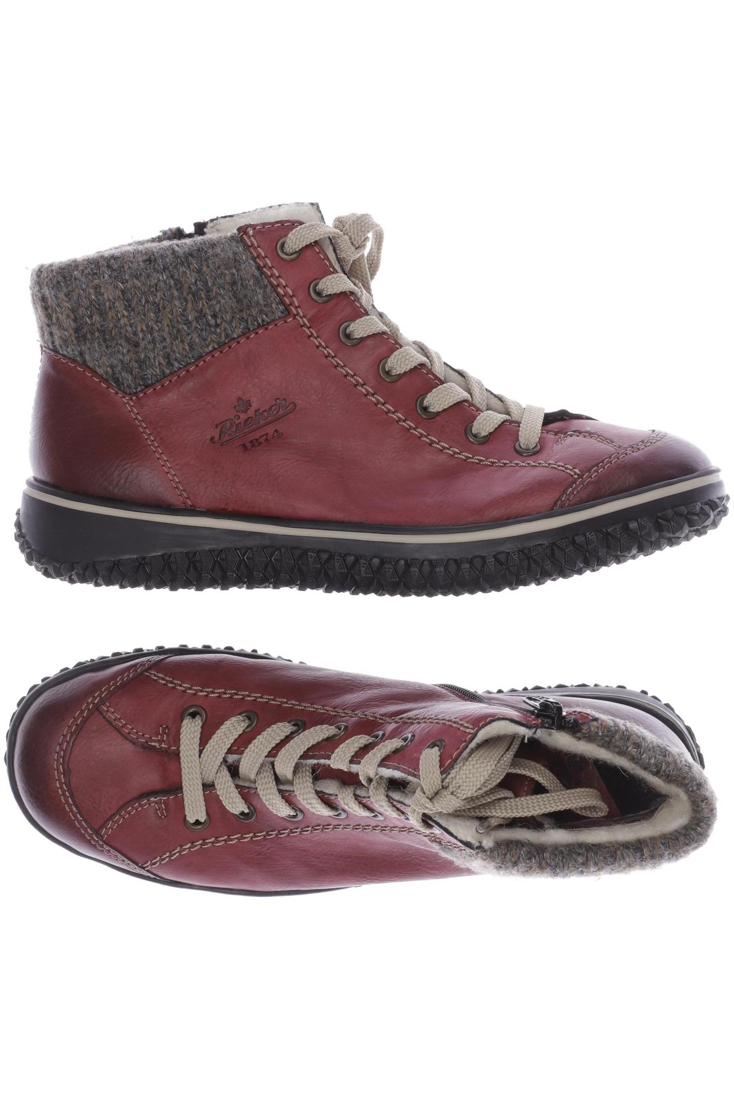 

Rieker Damen Stiefelette, bordeaux, Gr. 40