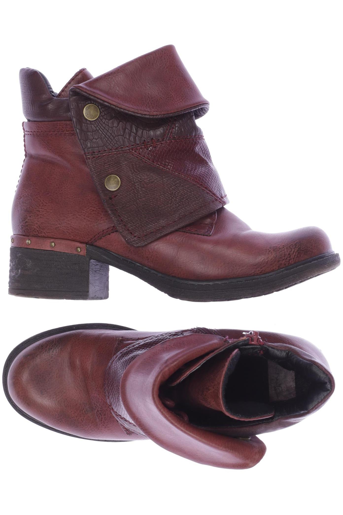 

Rieker Damen Stiefelette, bordeaux, Gr. 38