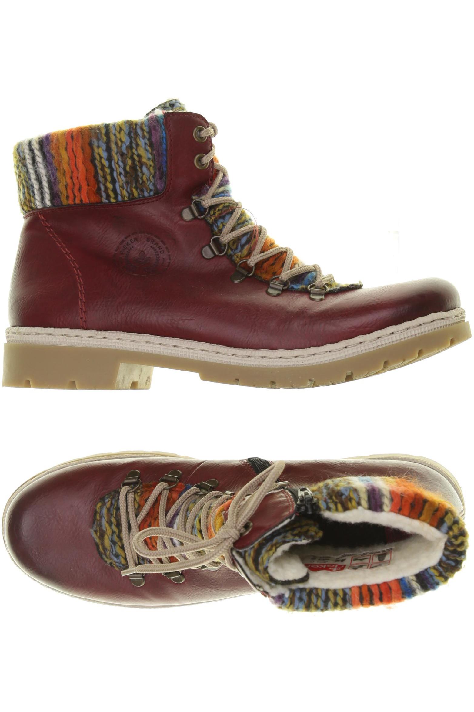 

Rieker Damen Stiefelette, rot, Gr. 42