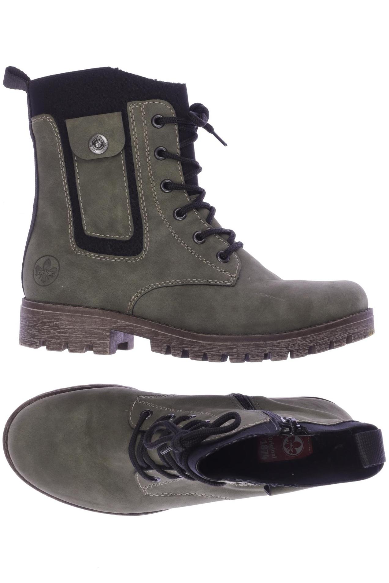 

Rieker Damen Stiefelette, grün, Gr. 37