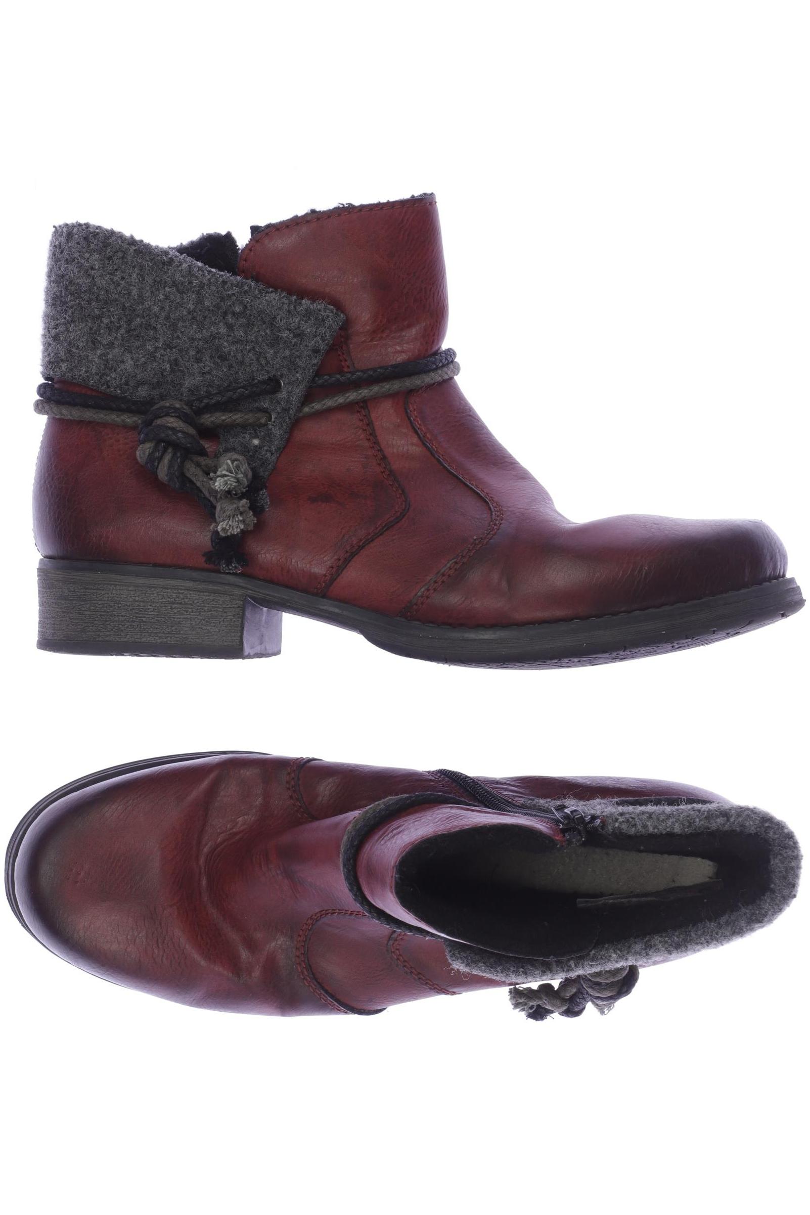 

Rieker Damen Stiefelette, rot, Gr. 41