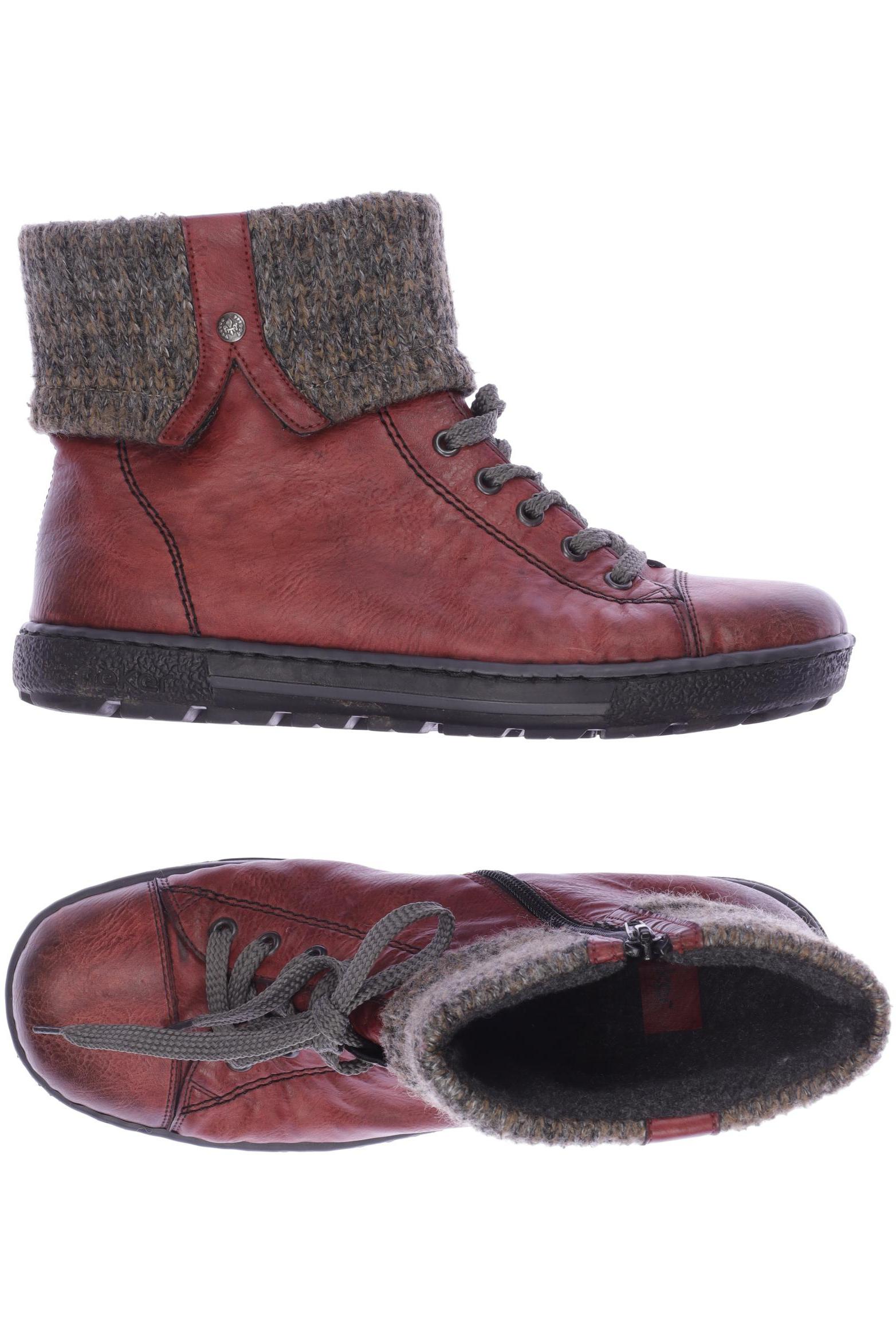 

Rieker Damen Stiefelette, rot, Gr. 42