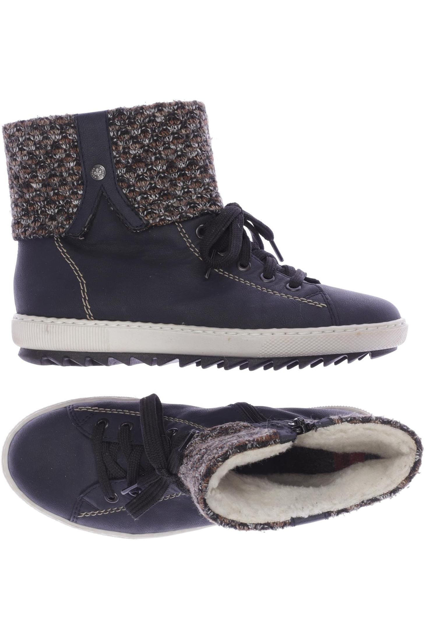 

Rieker Damen Stiefelette, marineblau, Gr. 38