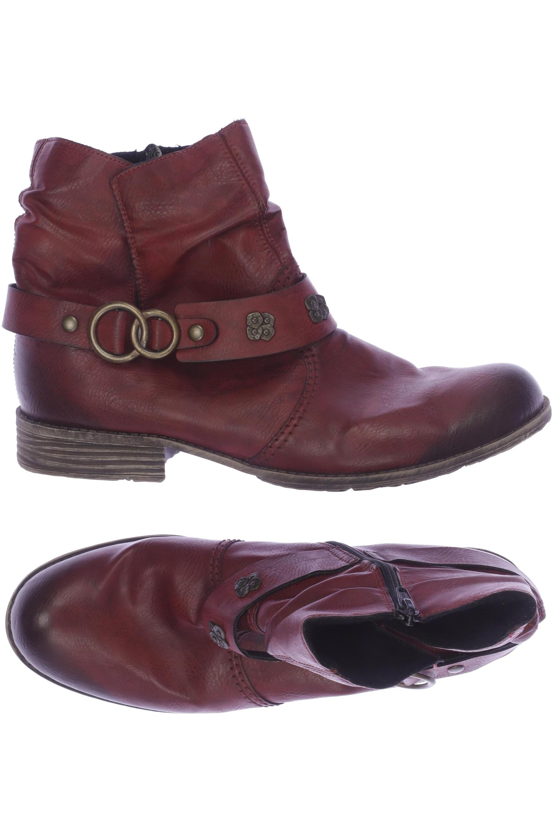 

Rieker Damen Stiefelette, bordeaux, Gr. 43