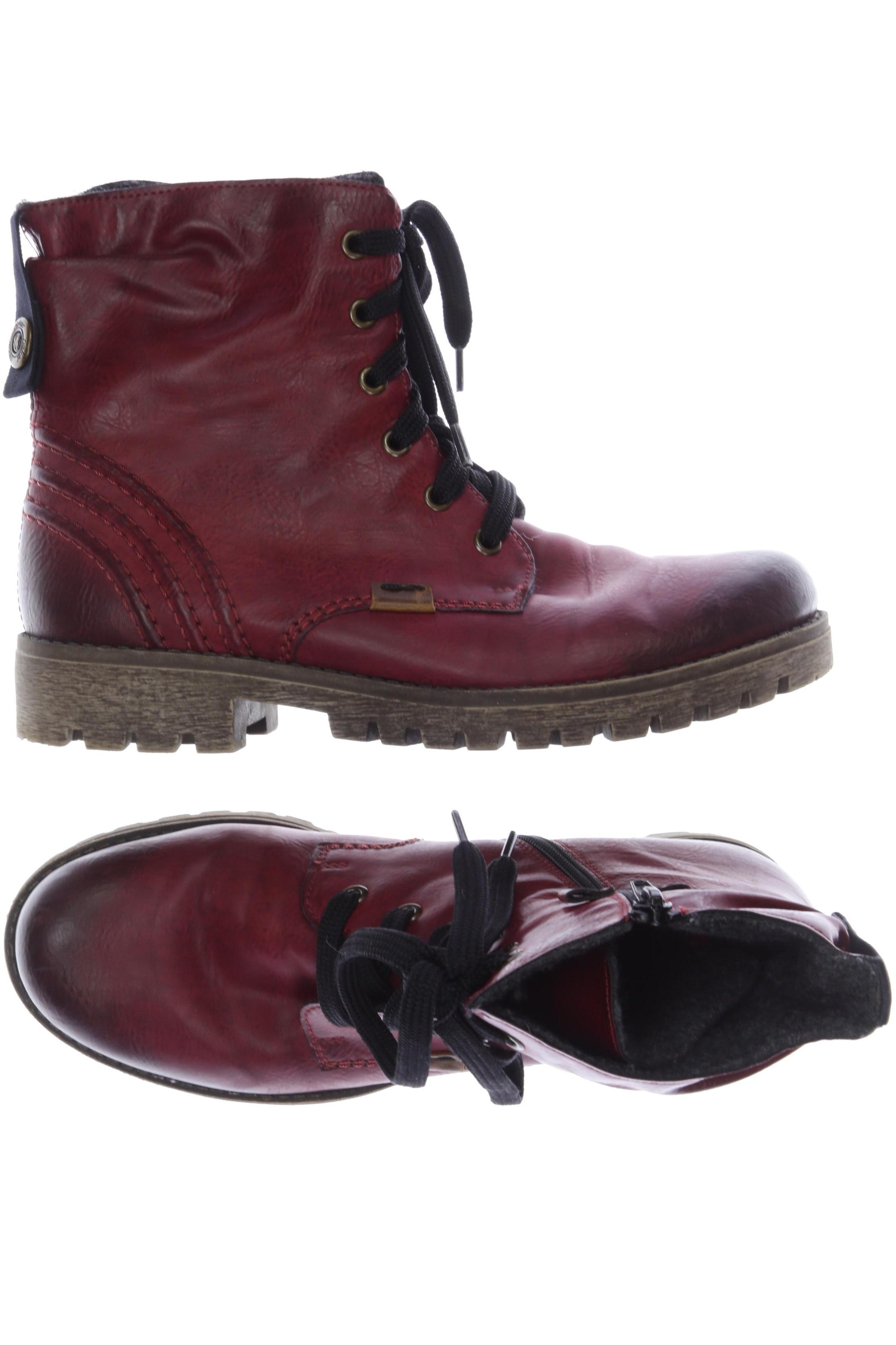 

Rieker Damen Stiefelette, bordeaux, Gr. 39