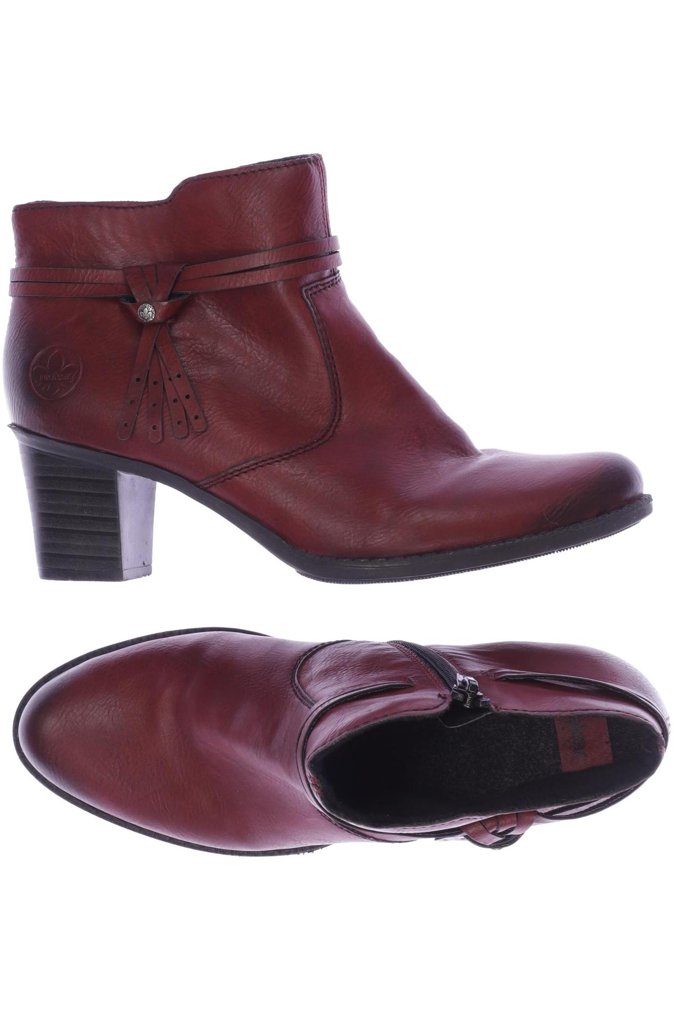 

Rieker Damen Stiefelette, bordeaux, Gr. 39