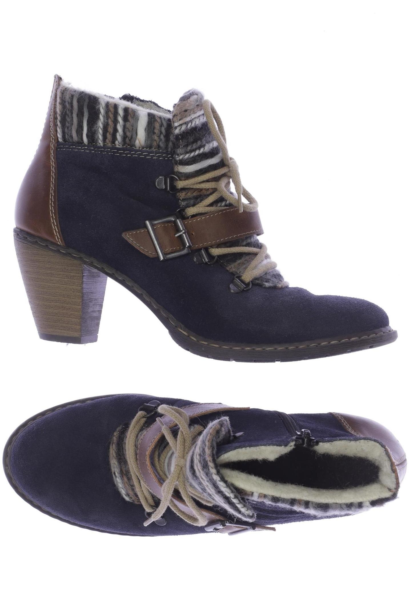 

Rieker Damen Stiefelette, marineblau, Gr. 39