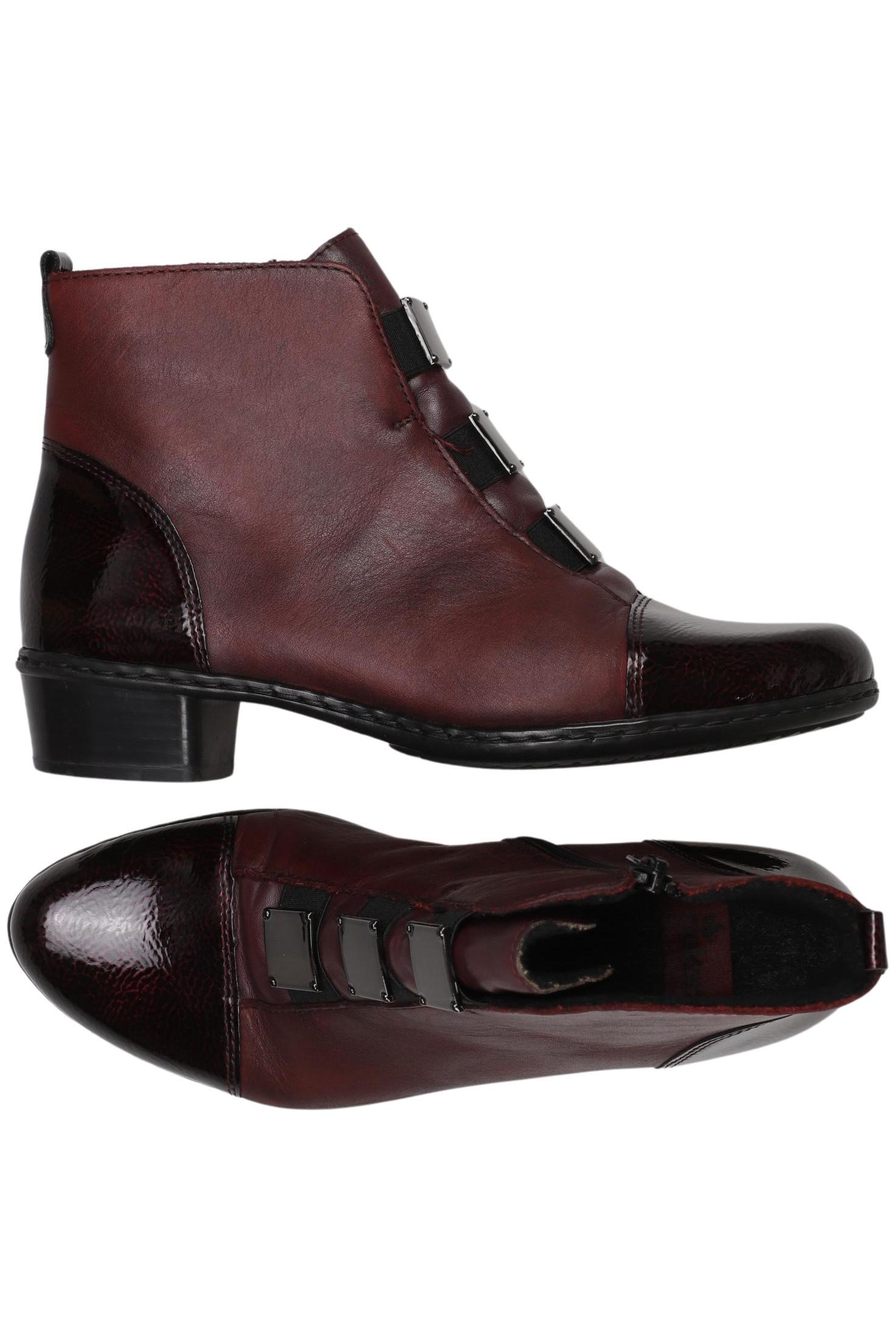 

Rieker Damen Stiefelette, bordeaux, Gr. 37