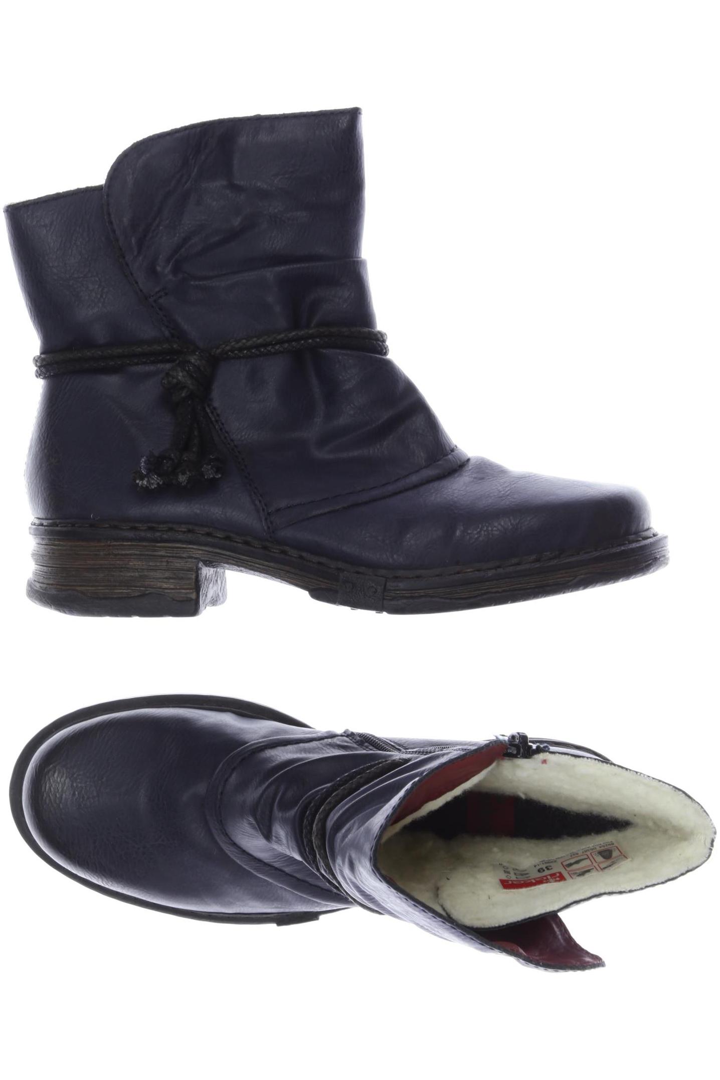 

Rieker Damen Stiefelette, marineblau, Gr. 39