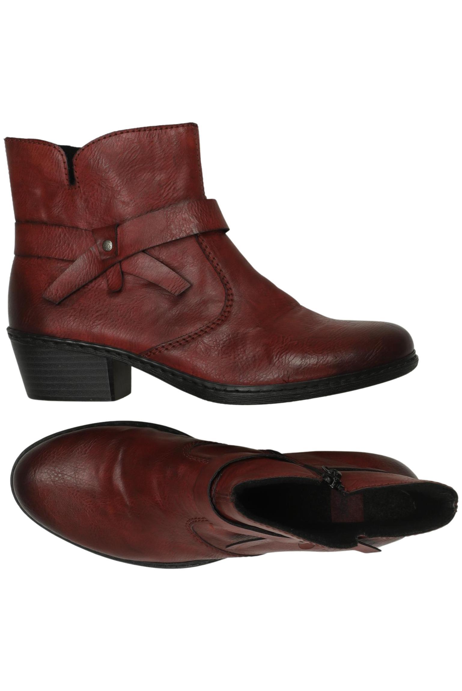 

Rieker Damen Stiefelette, rot, Gr. 38