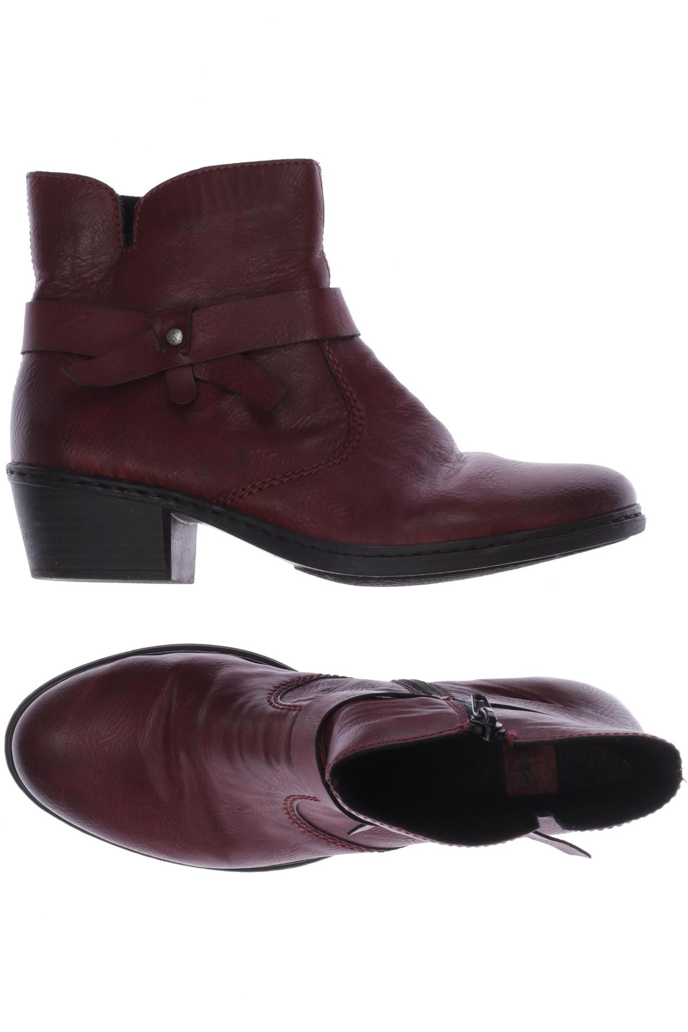 

Rieker Damen Stiefelette, bordeaux, Gr. 37