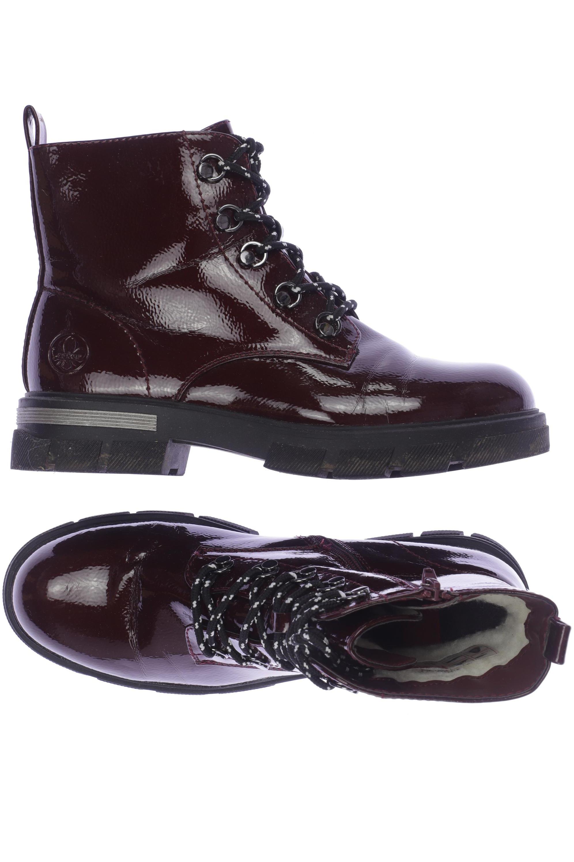 

Rieker Damen Stiefelette, bordeaux, Gr. 40