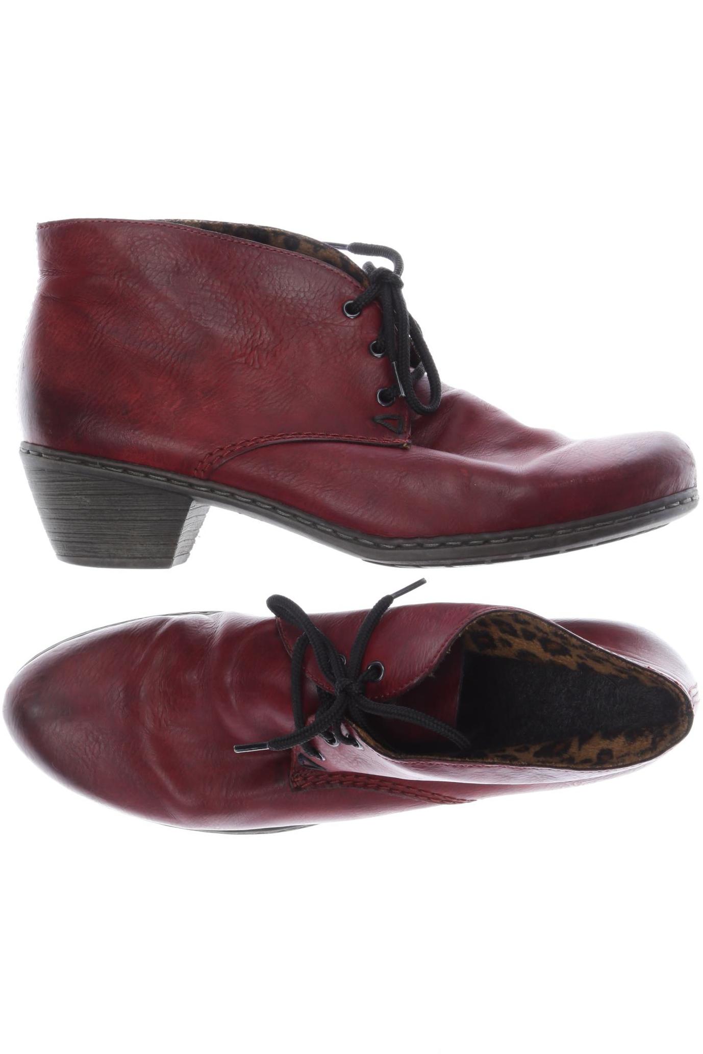 

Rieker Damen Stiefelette, bordeaux, Gr. 37