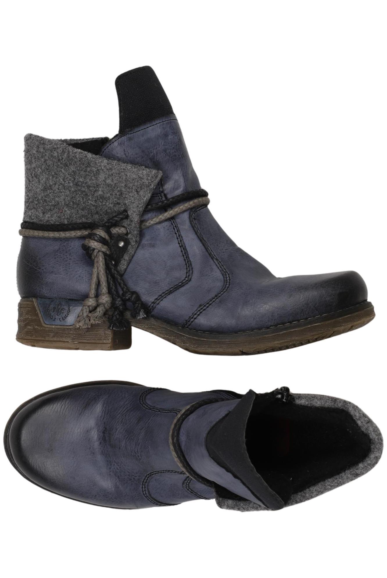 

Rieker Damen Stiefelette, marineblau, Gr. 37