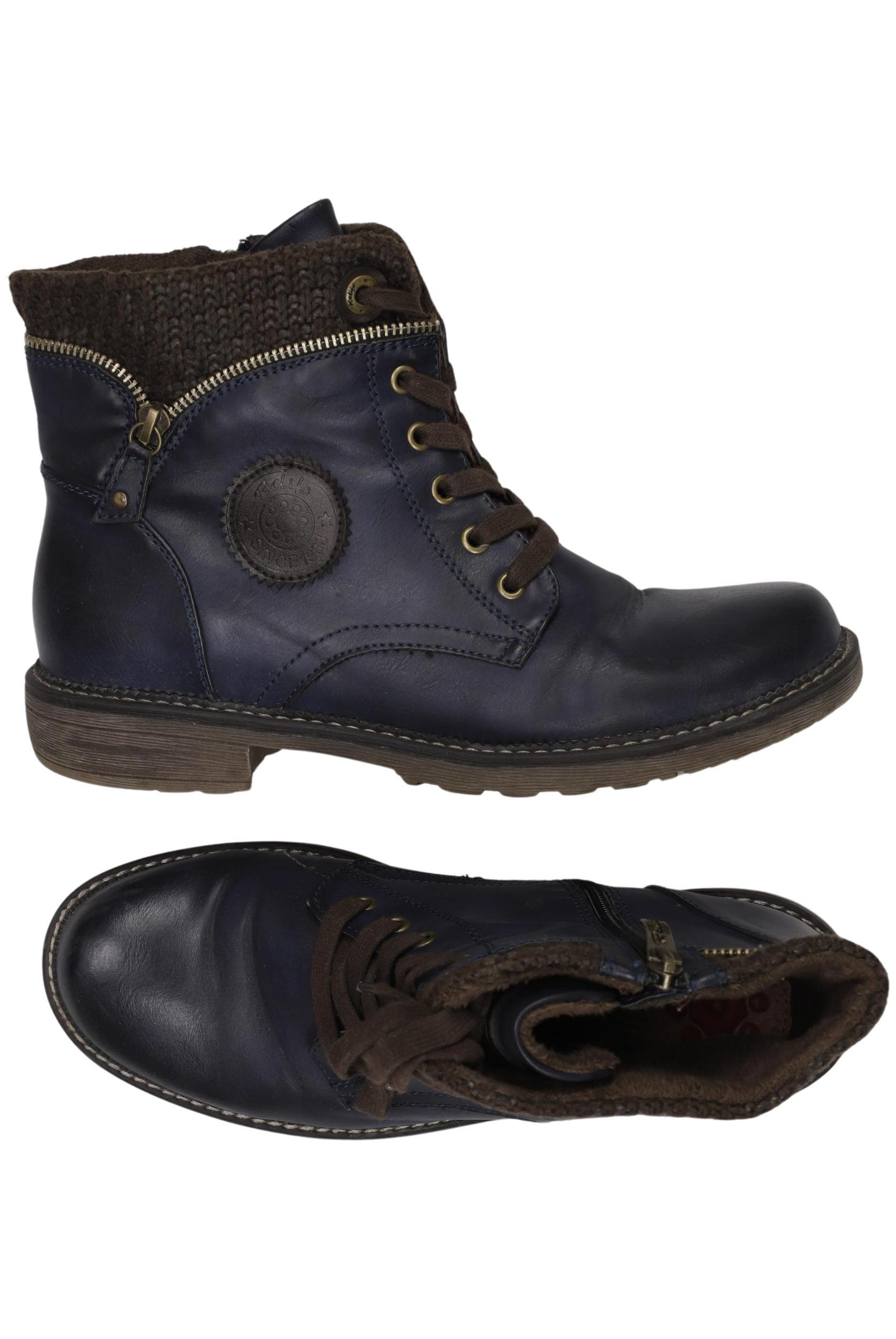 

Rieker Damen Stiefelette, marineblau, Gr. 41