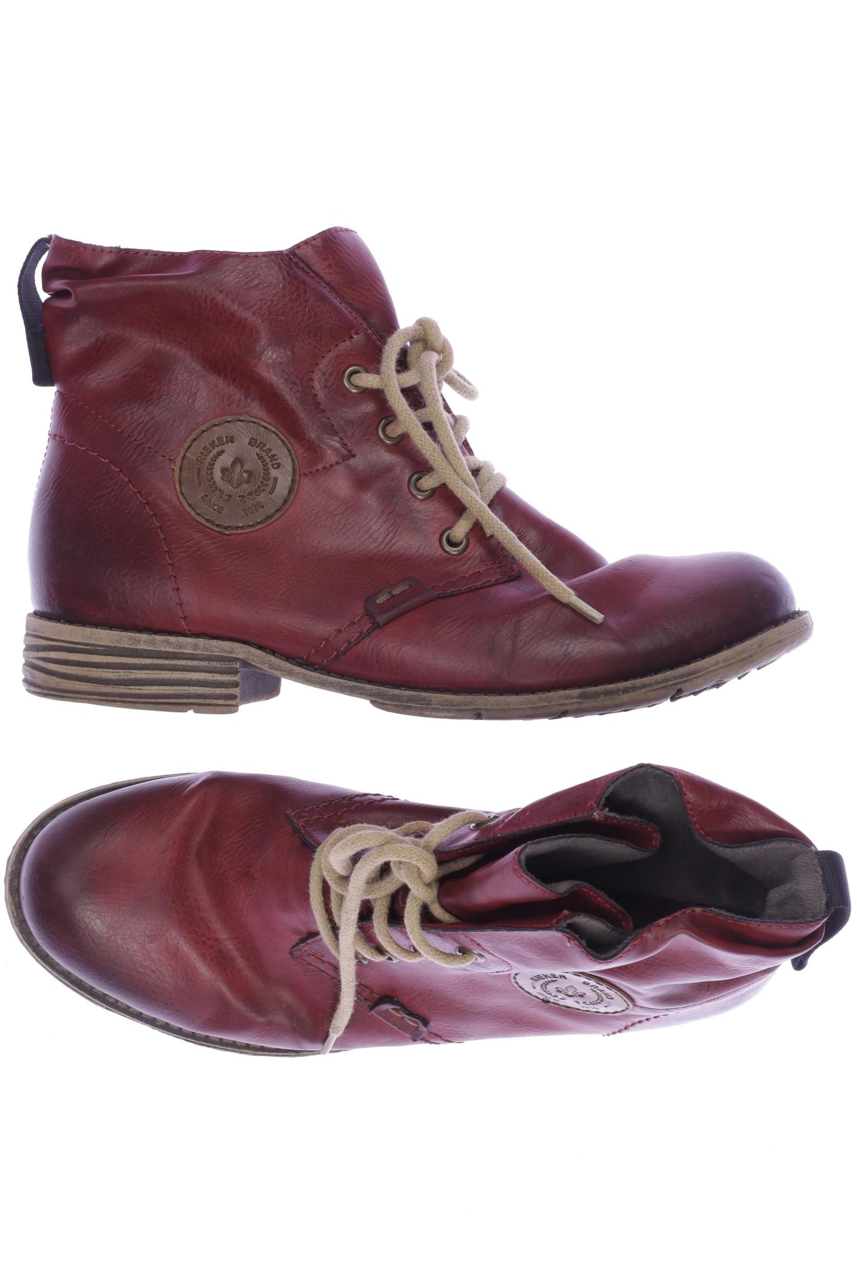 

Rieker Damen Stiefelette, bordeaux, Gr. 39