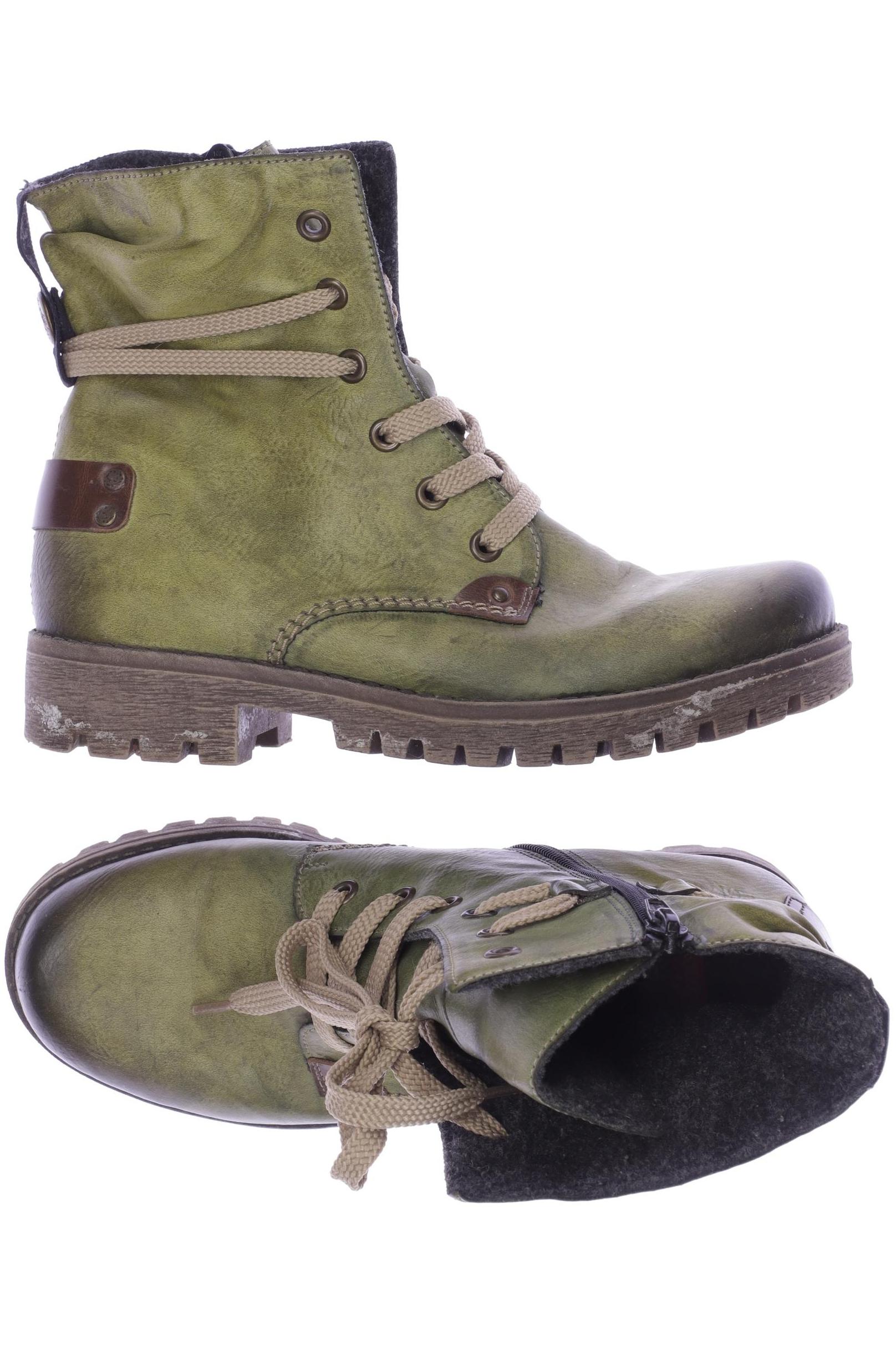 

Rieker Damen Stiefelette, grün, Gr. 36