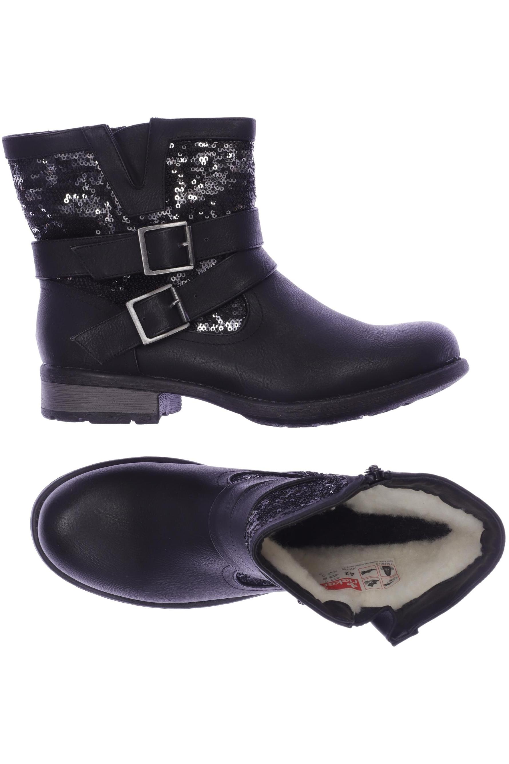 

Rieker Damen Stiefelette, schwarz, Gr. 42