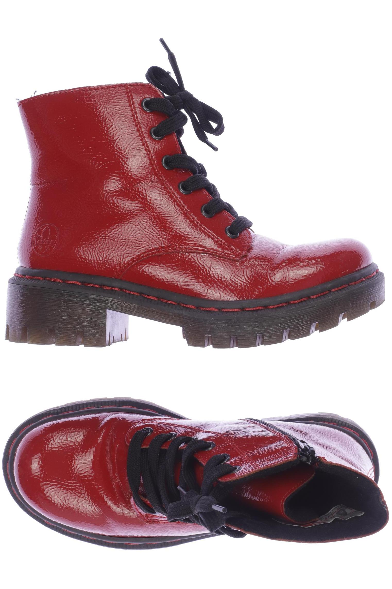 

Rieker Damen Stiefelette, rot, Gr. 36
