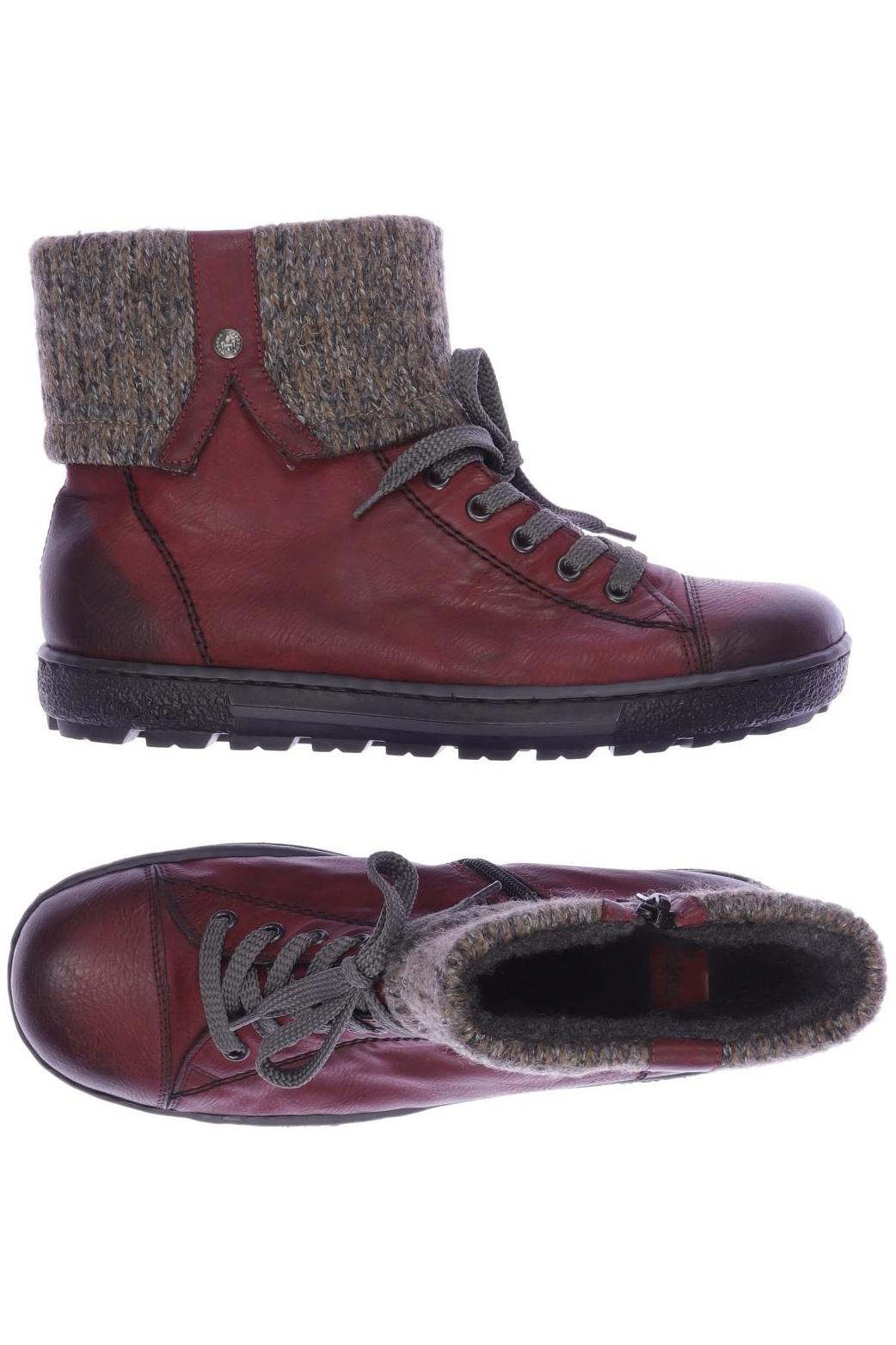 

Rieker Damen Stiefelette, bordeaux, Gr. 41