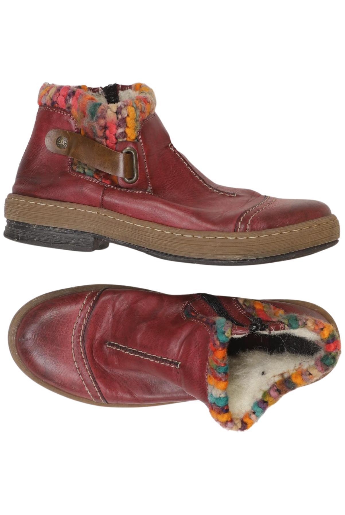 

Rieker Damen Stiefelette, rot, Gr. 38