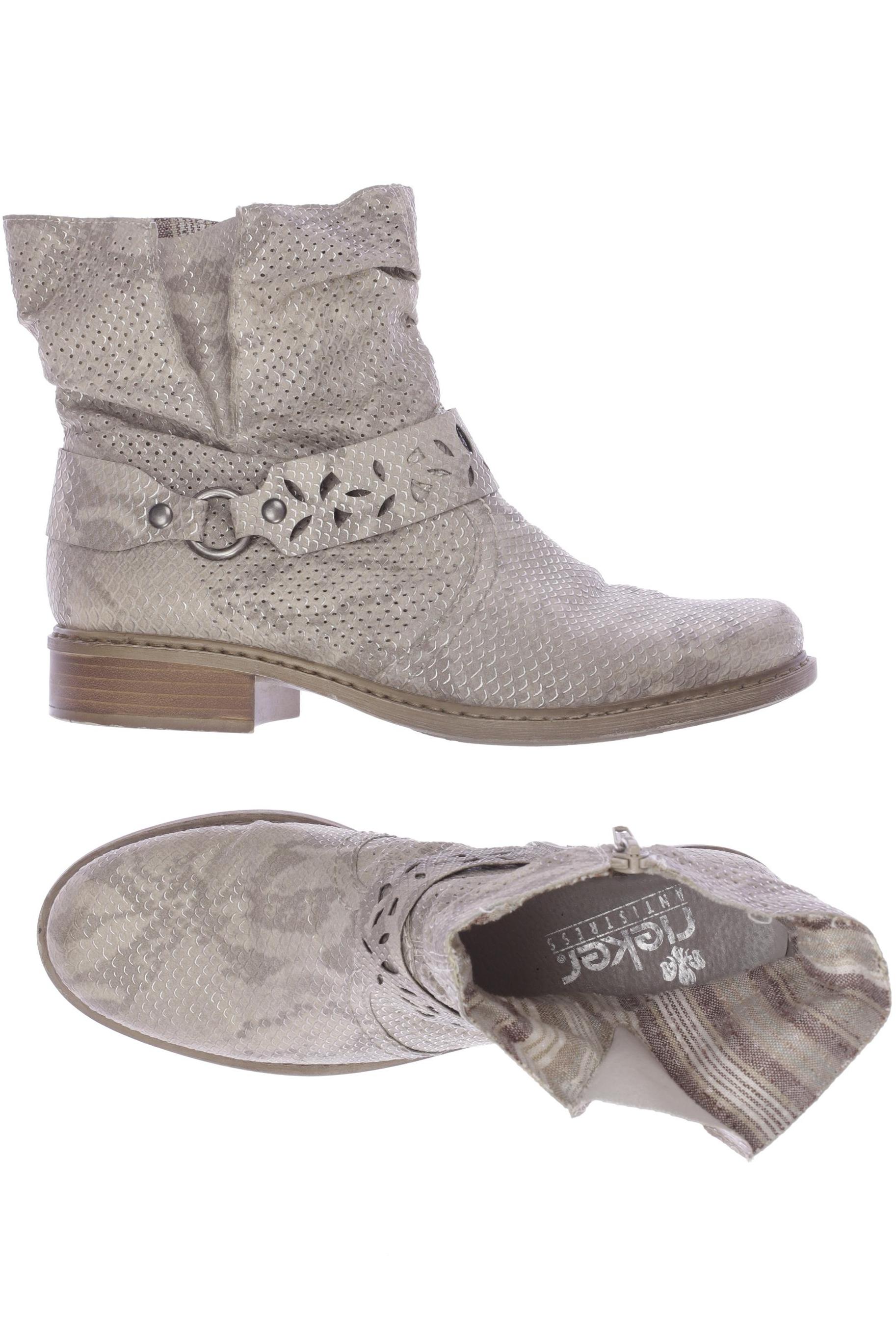 

Rieker Damen Stiefelette, beige, Gr. 40